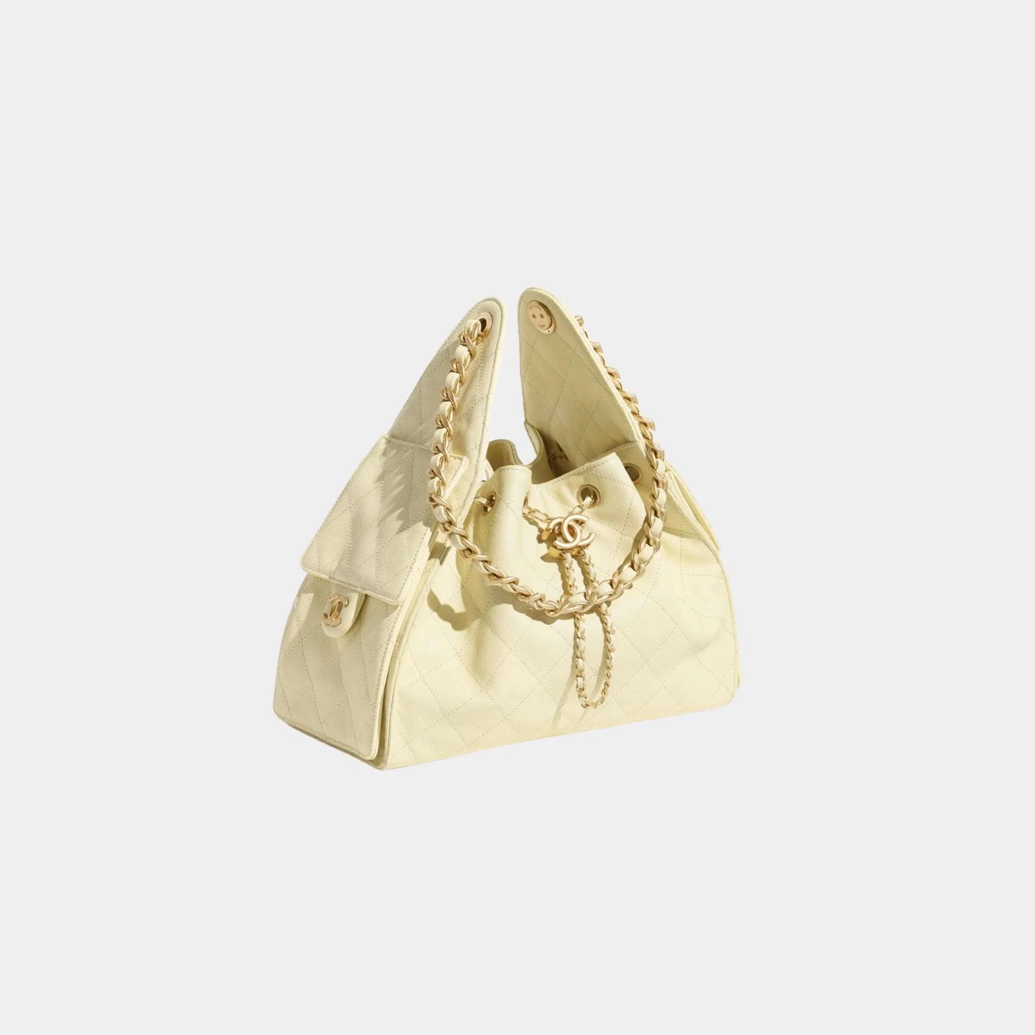 25 Small Handbag Grained Calfskin And Gold-Tone Metal - Image 11