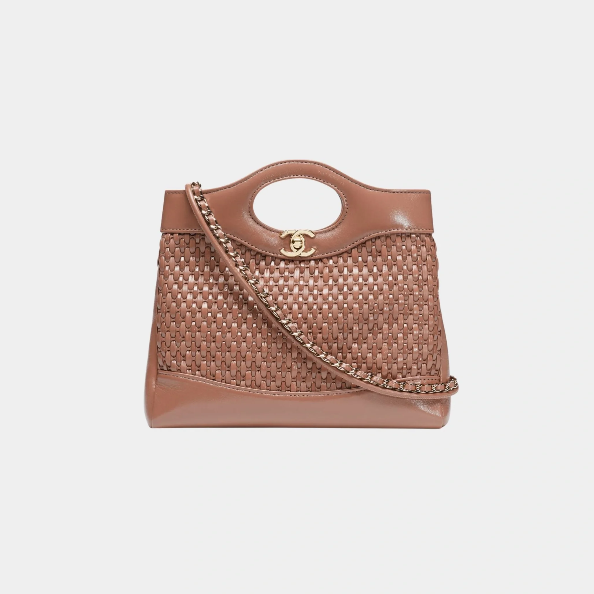 Chanel 31 Mini Shopping Bag Leather & Gold Tone Metal - Image 4