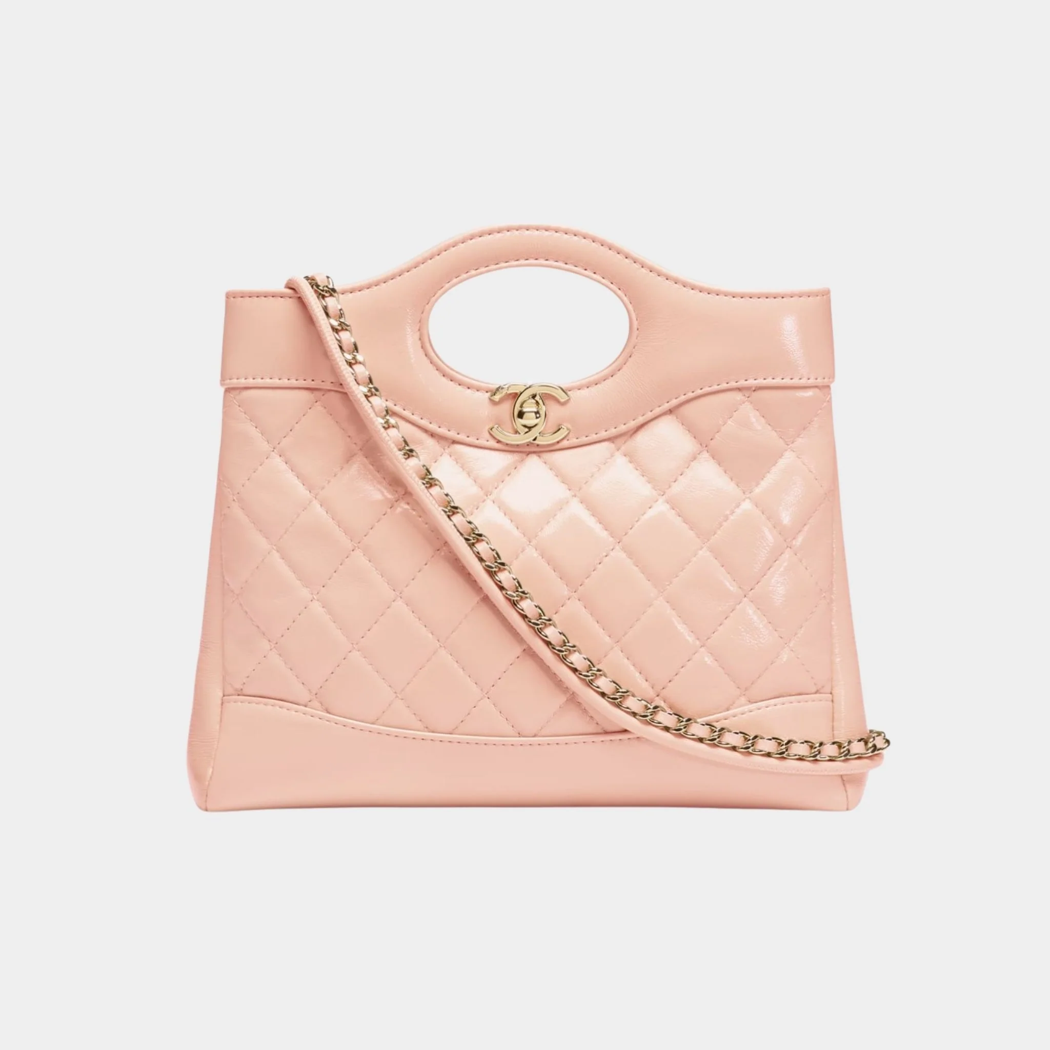 Chanel 31 Mini Shopping Bag Leather & Gold Tone Metal - Image 5