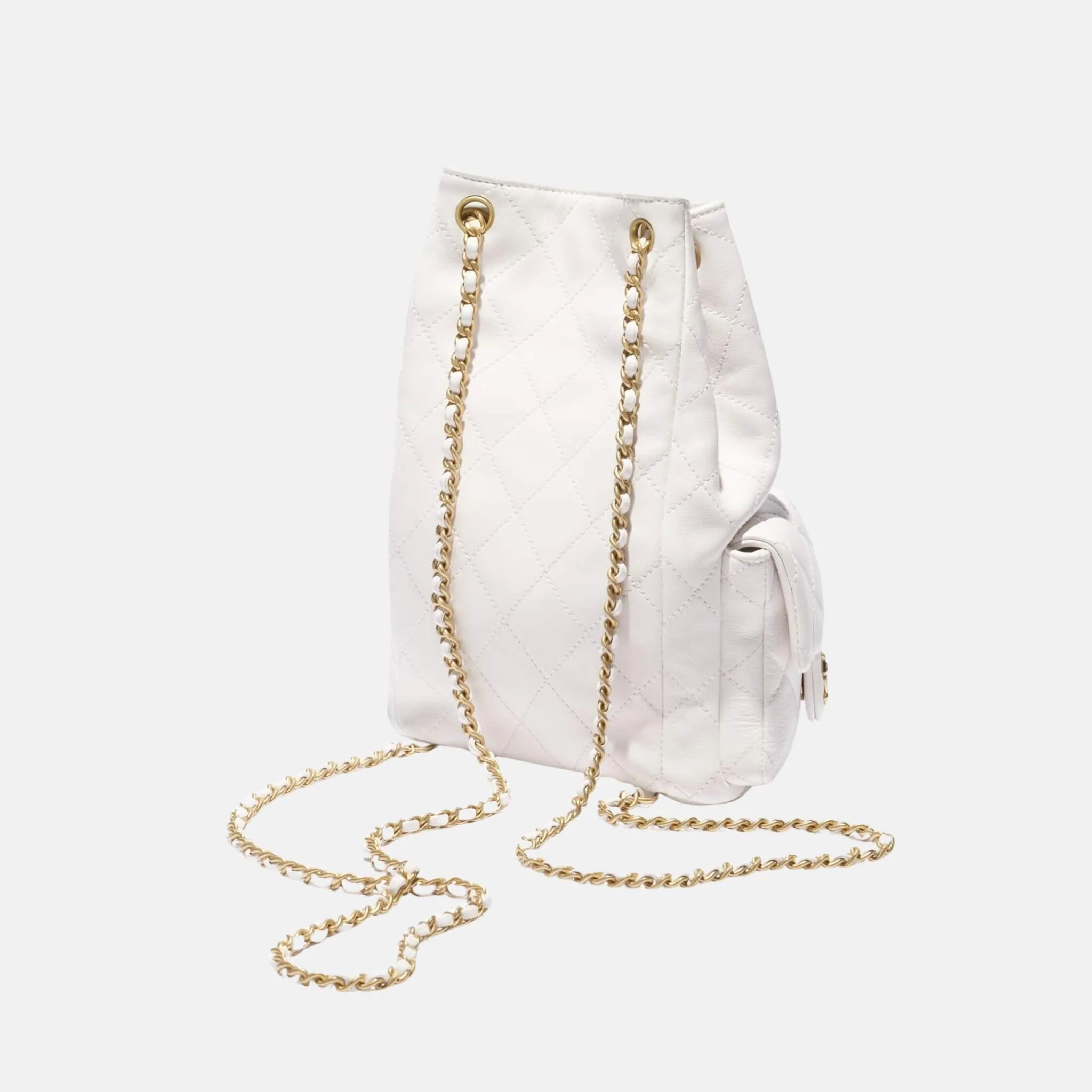 Backpack Cruise 2024/25 In Shiny Lambskin And Gold Tone Metal - Image 3