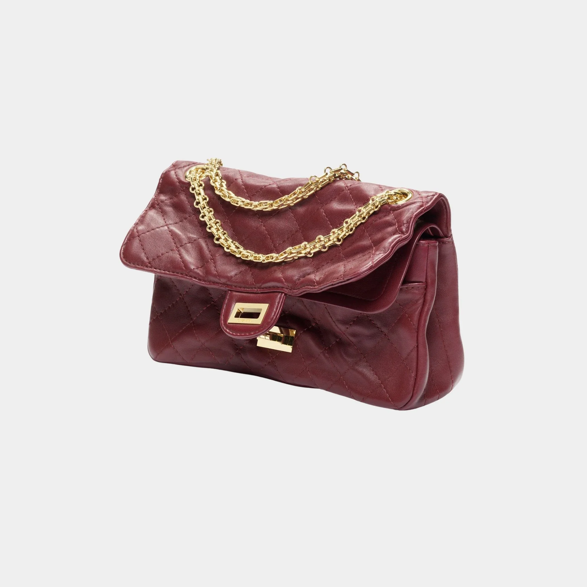 Bag 2.55 Lamb & gold-plated metal - Image 4