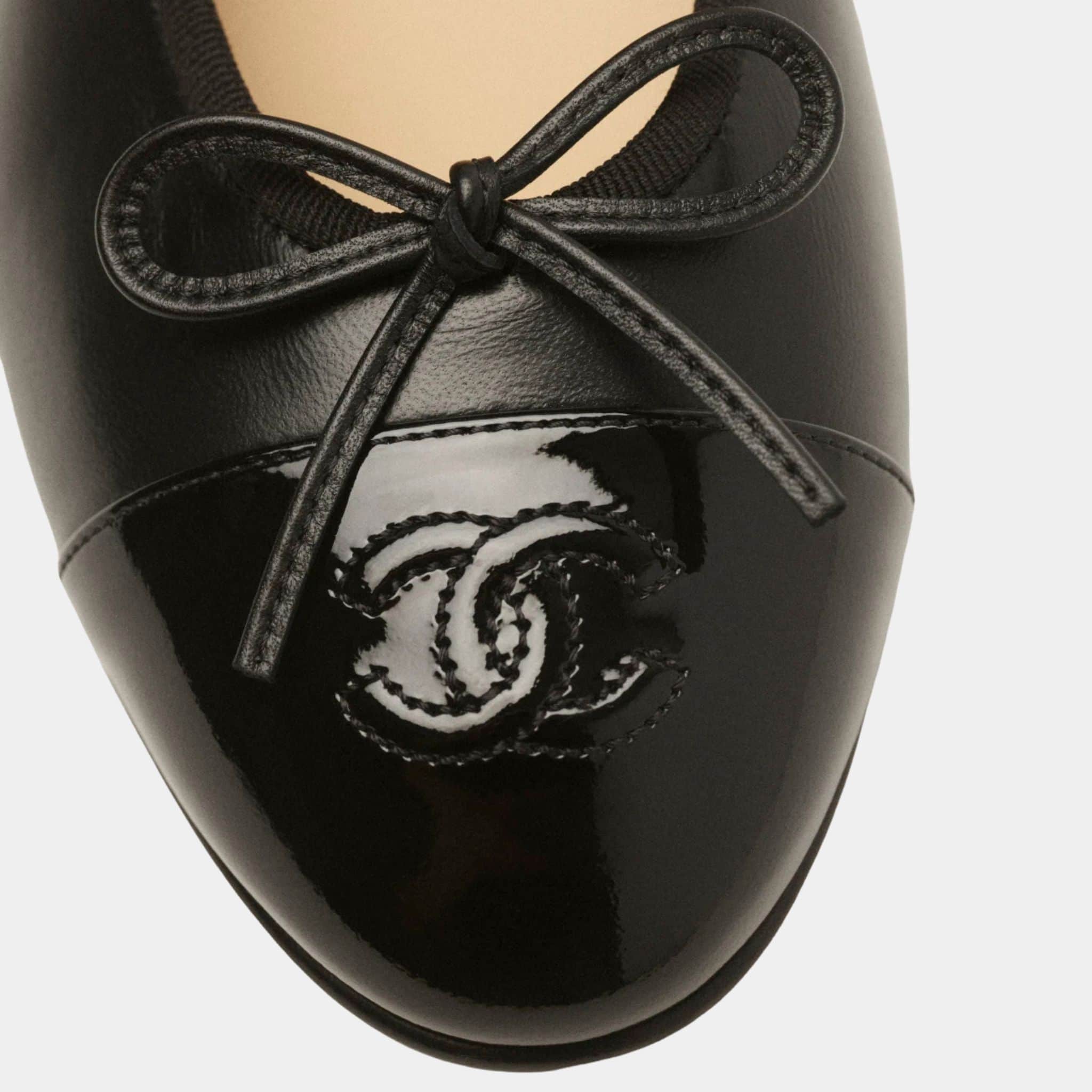 Ballerinas in Lambskin and Varnished Calf - Image 2