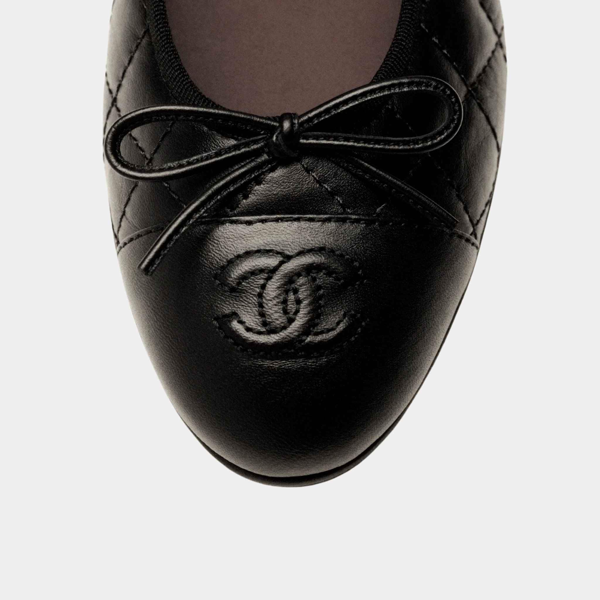 Ballet Flats In Aged Calfskin - Image 3
