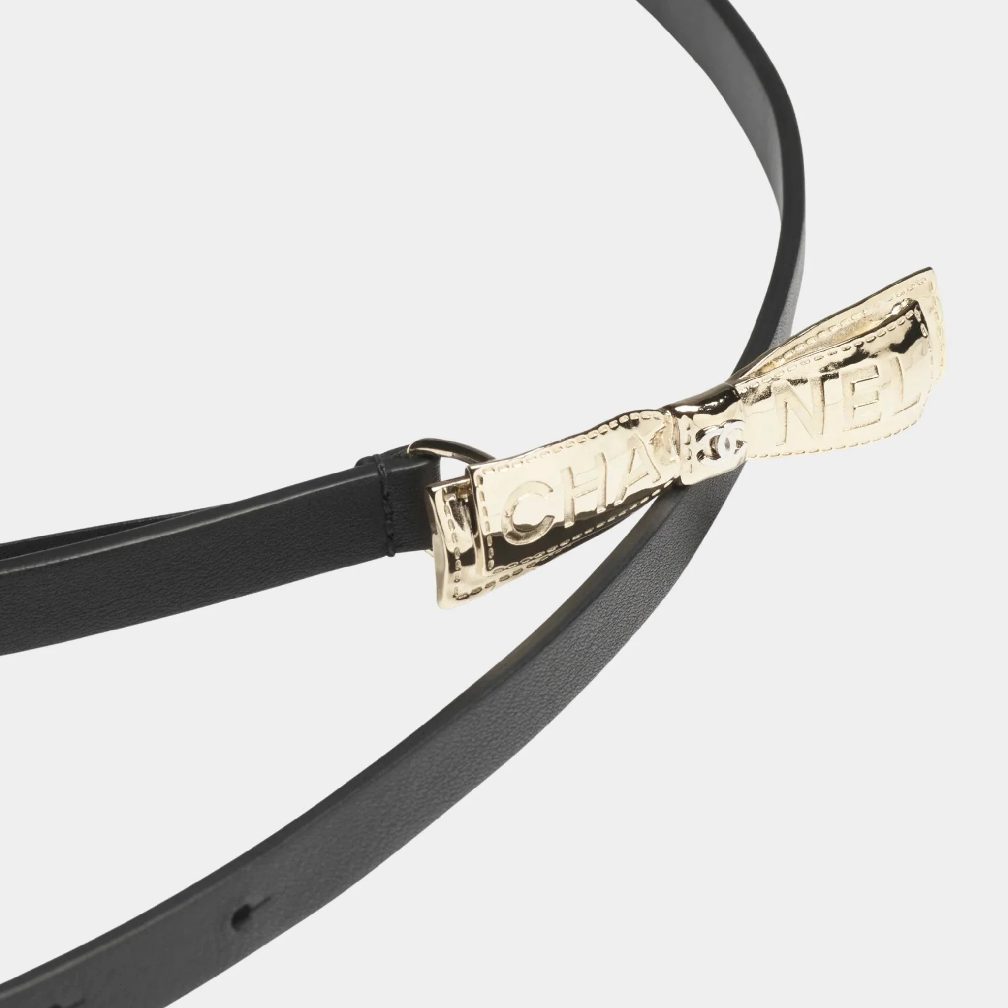 Belt Calf & Metal Black Gold And Silver - Image 2
