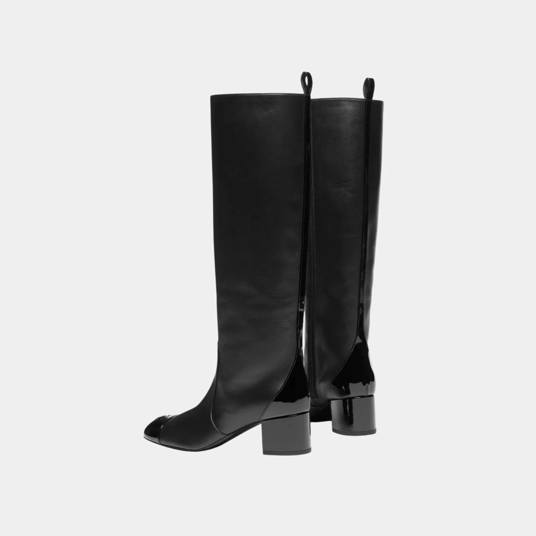 Boots in Calfskin and Patent Calfskin - Image 2