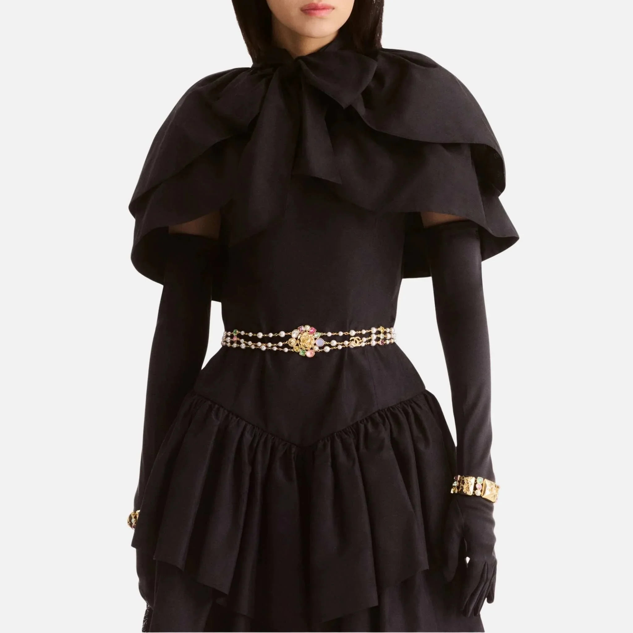 Cape in Silk Taffeta