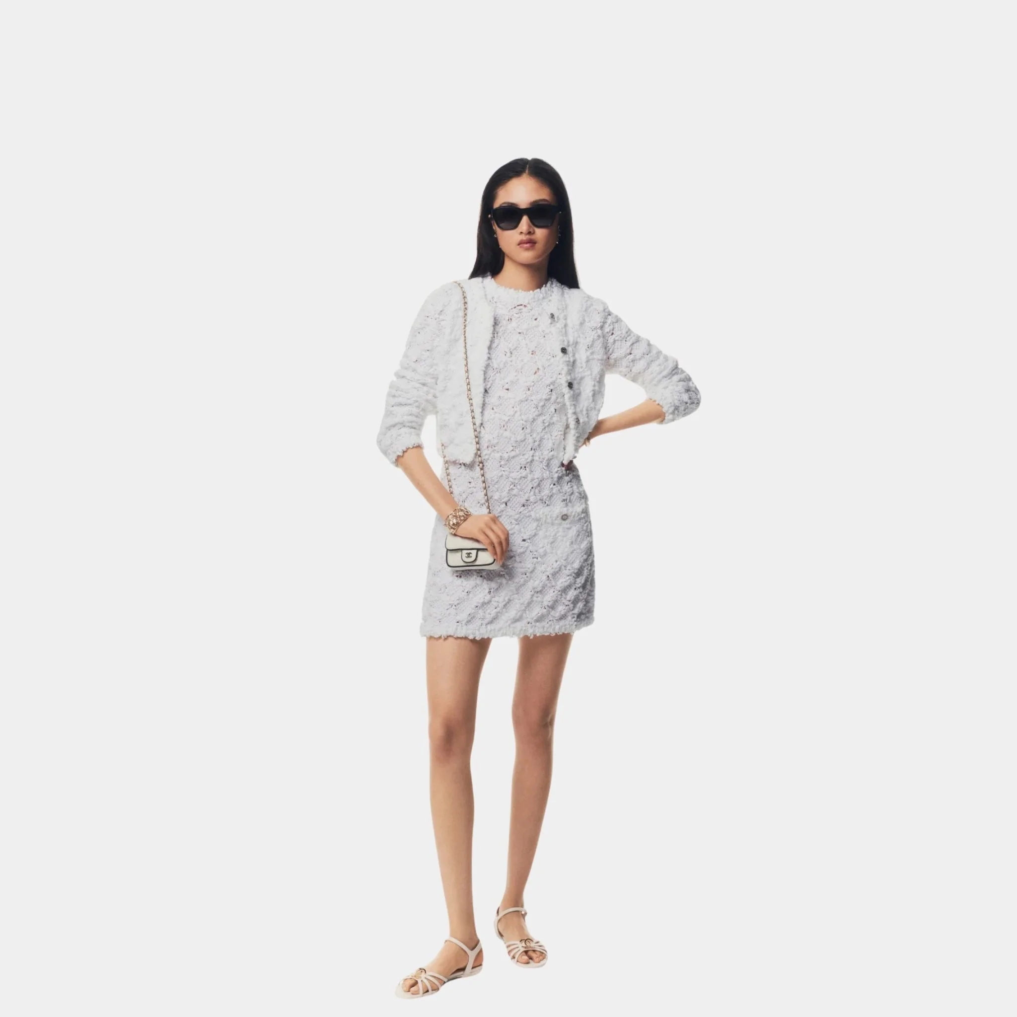 Cardigan Cotton White