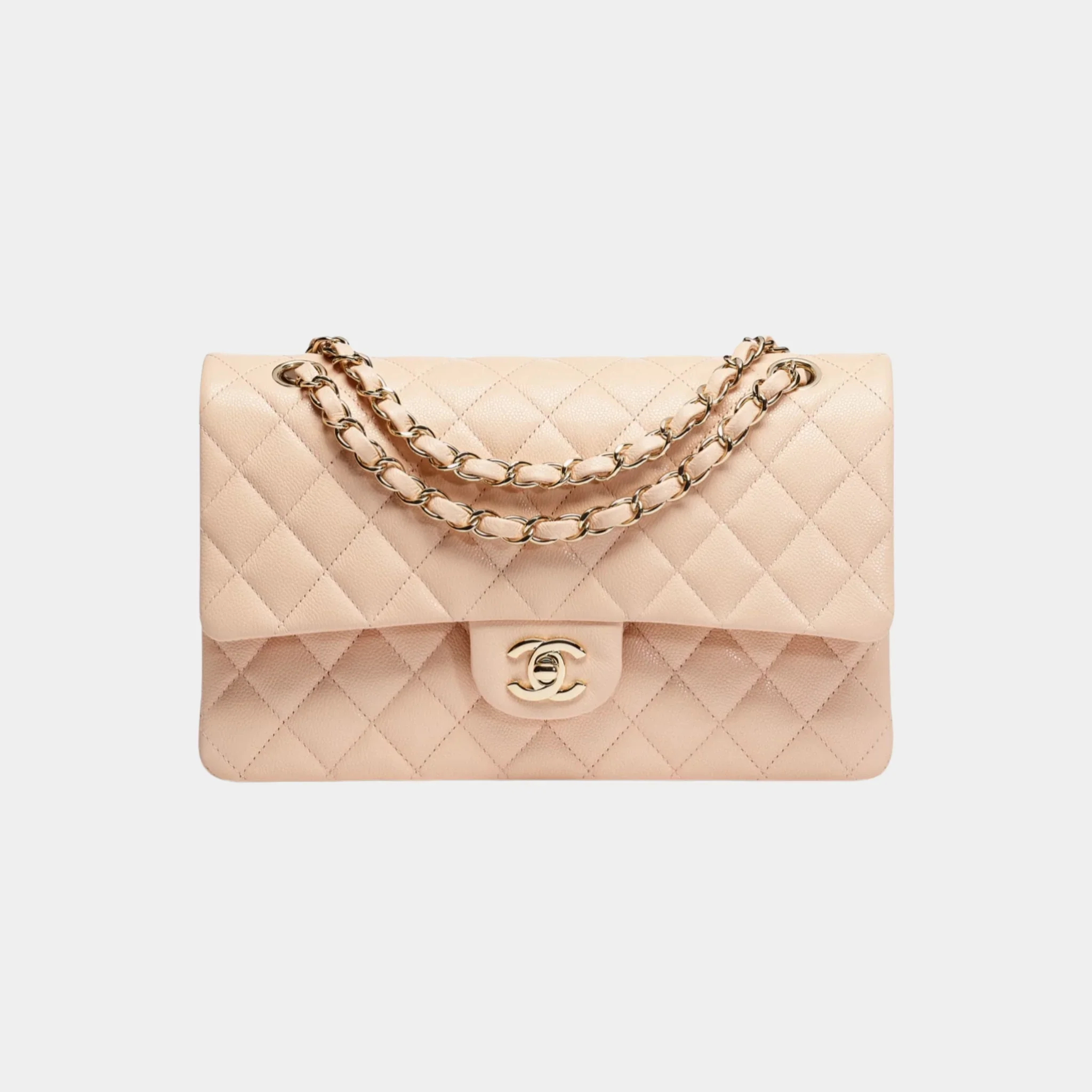 Classic 11.12 Handbag In Grained Shiny Calfskin And Gold Tone - Image 3