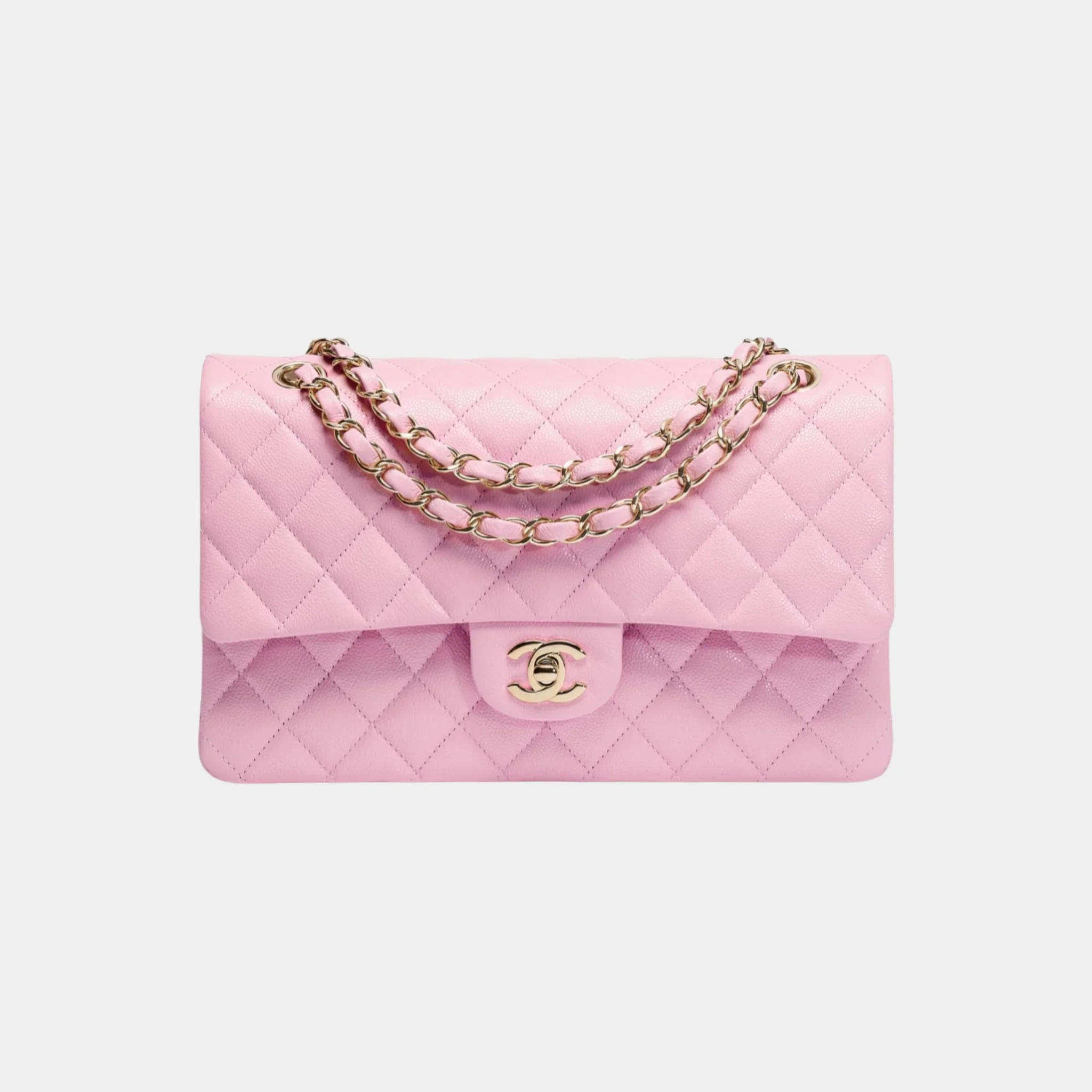 Classic 11.12 Handbag In Grained Shiny Calfskin And Gold Tone - Image 5