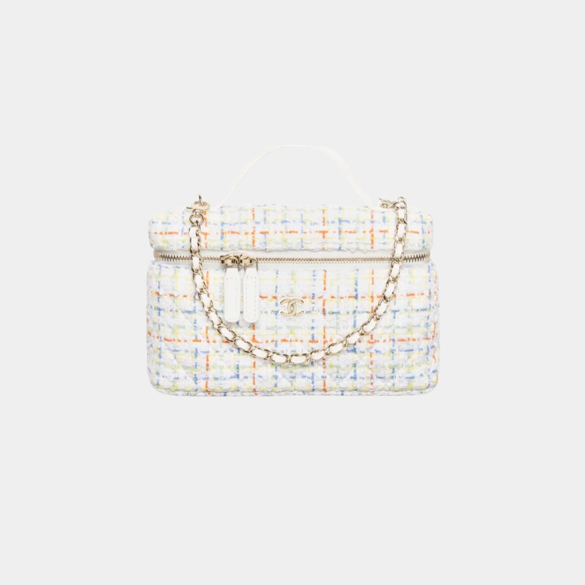 Classic Vanity with Chain in Cotton and Wool Tweed