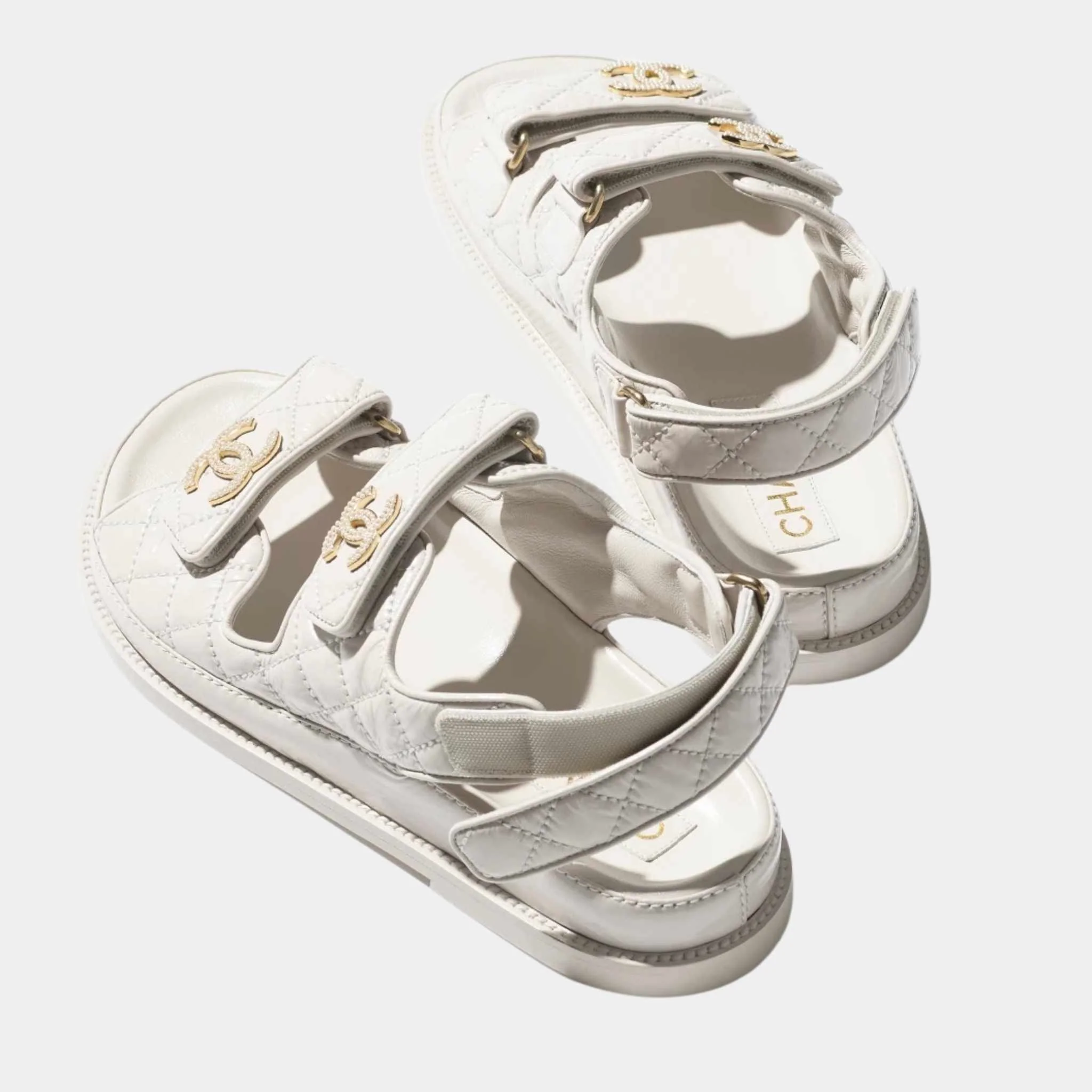 Dad Shoes in Shiny Lambskin - Image 3