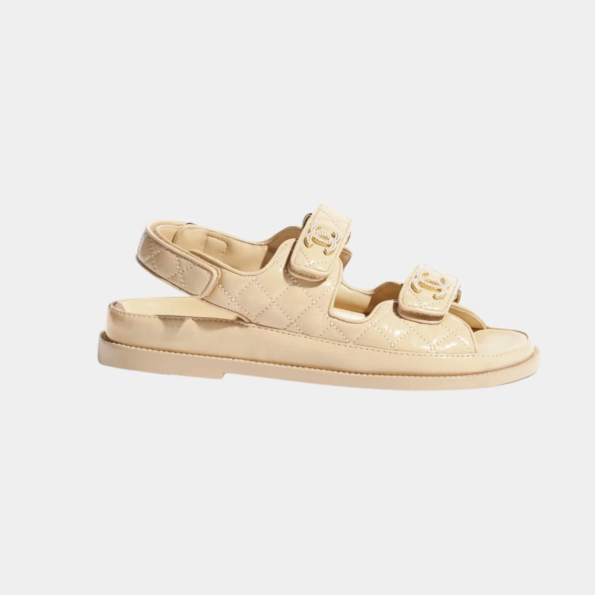 Dad Shoes in Shiny Lambskin - Image 4