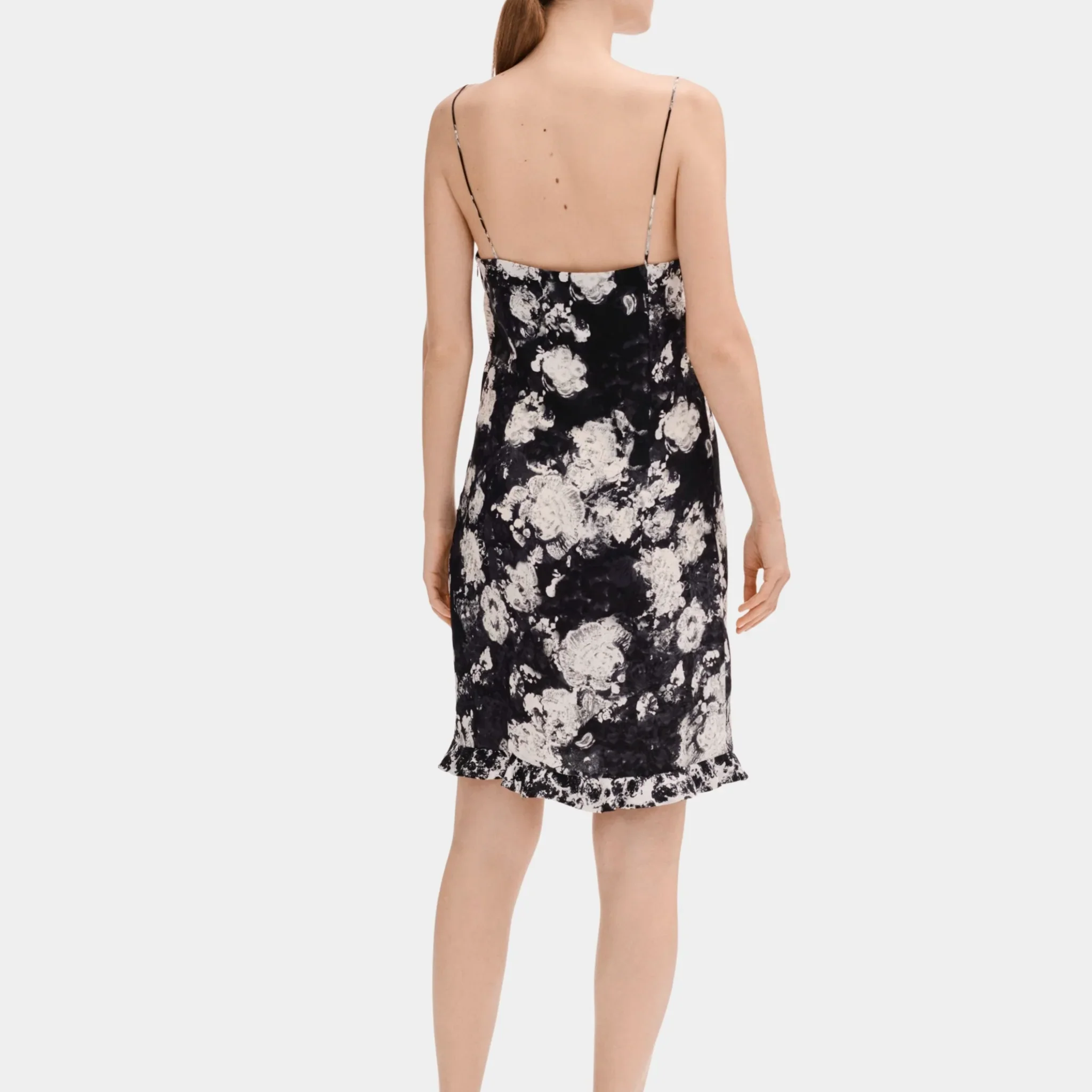 Dress in Printed Silk Jacquard - Image 2