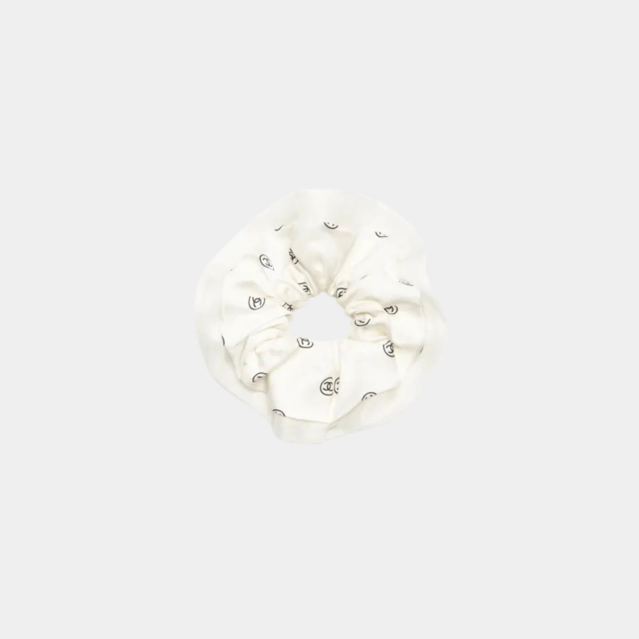 Hair accessory Silk twill Black & White