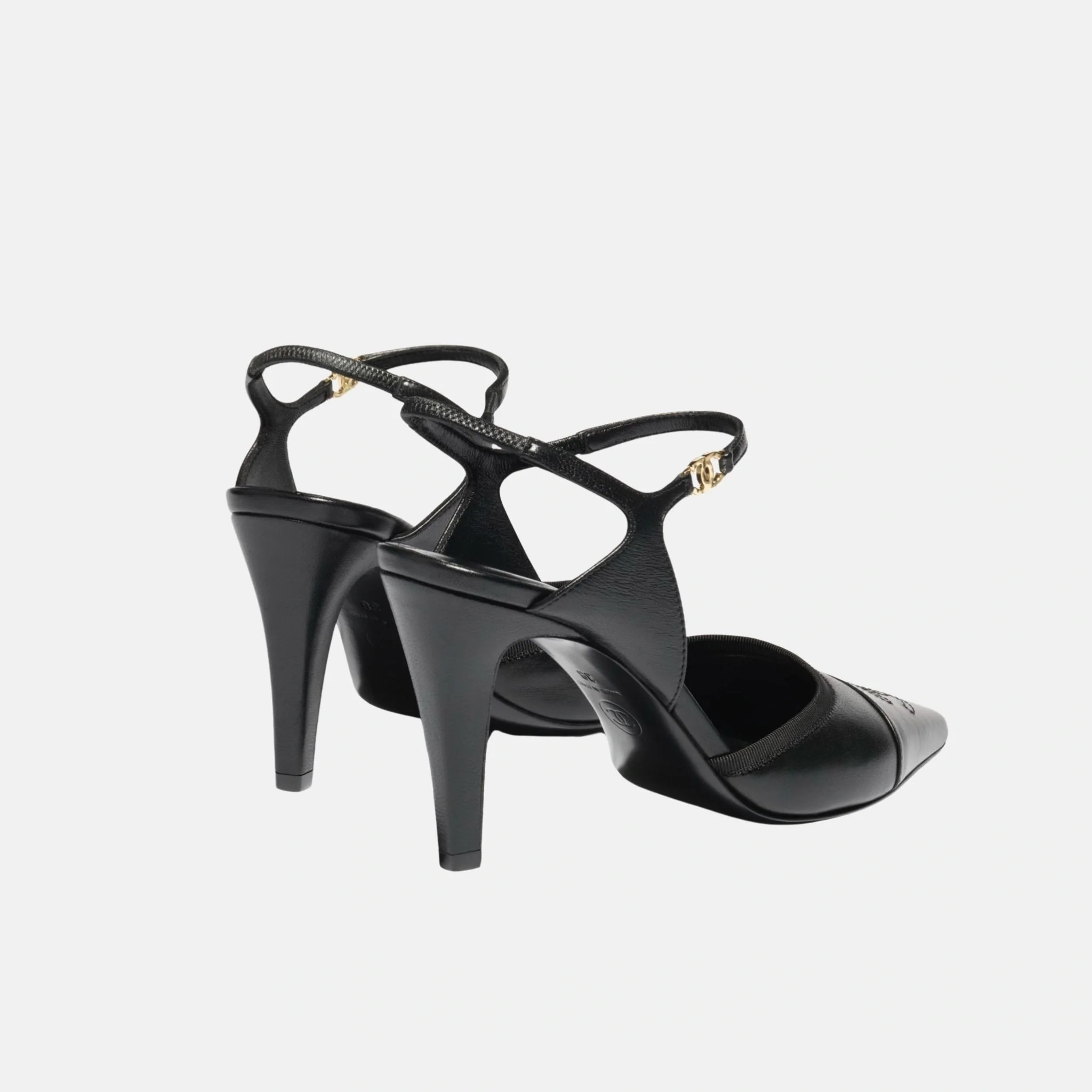 Heel Slingbacks in Iridescent Lambskin - Image 3