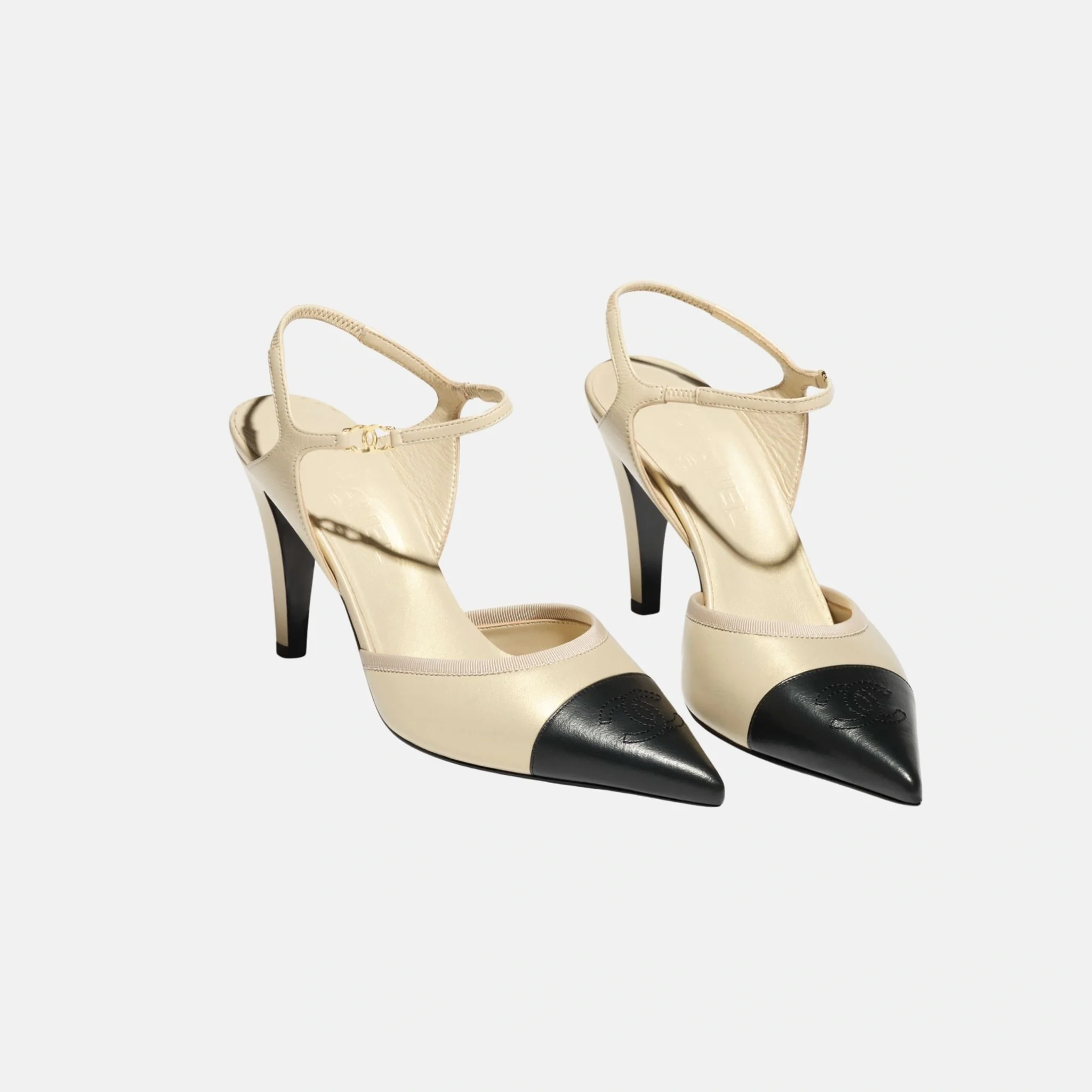 Heel Slingbacks in Iridescent Lambskin - Image 5