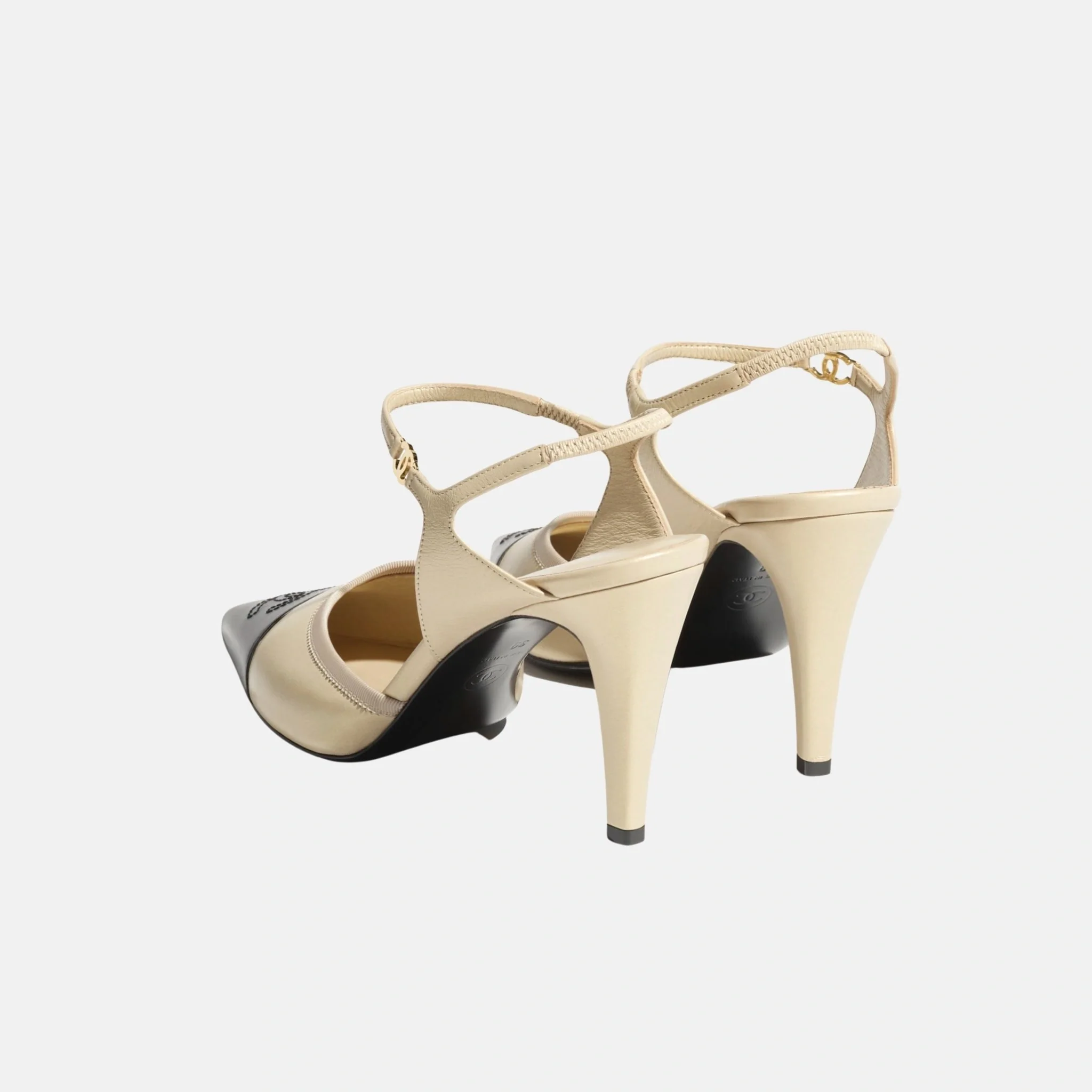 Heel Slingbacks in Iridescent Lambskin - Image 6