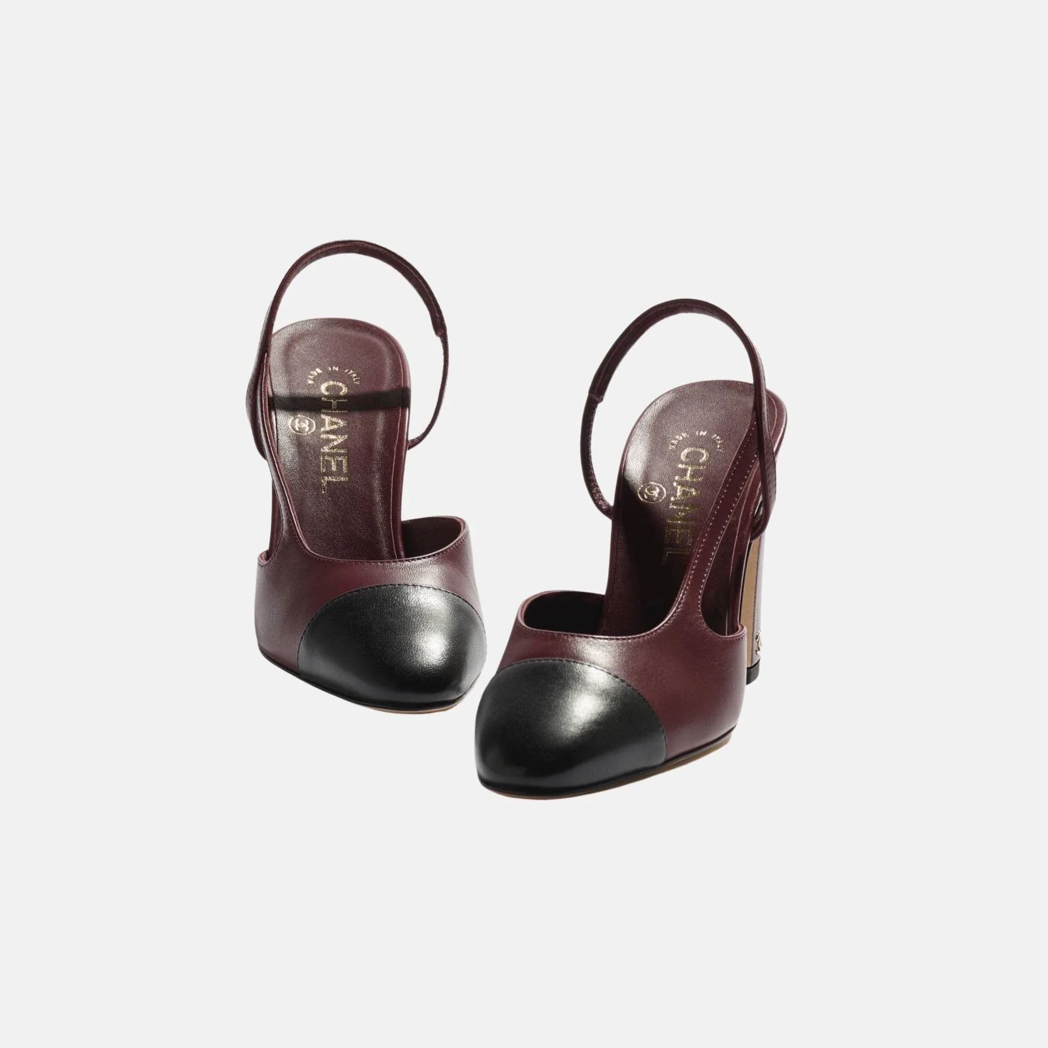 Heeled Slingbacks in Lambskin - Image 2