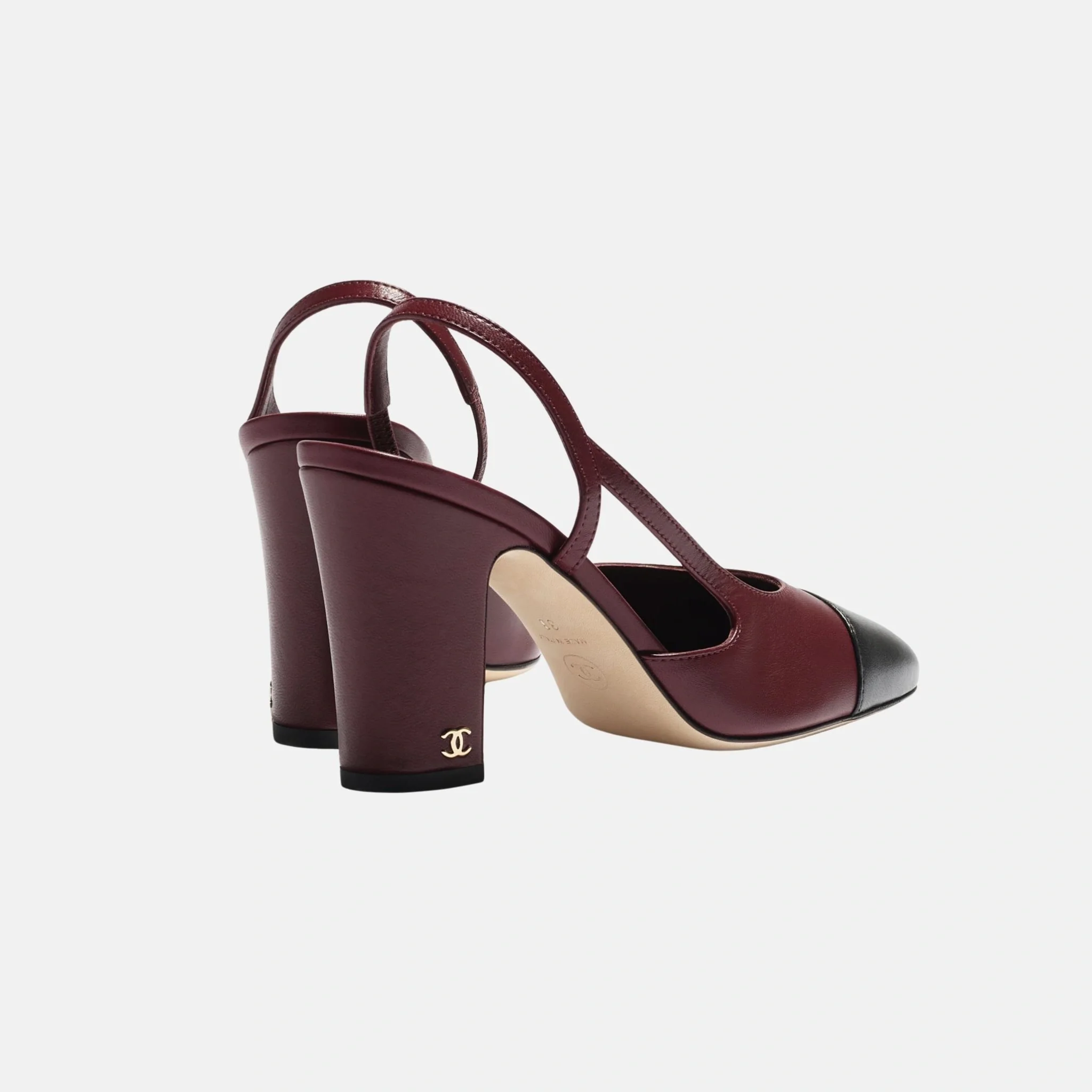 Heeled Slingbacks in Lambskin - Image 3