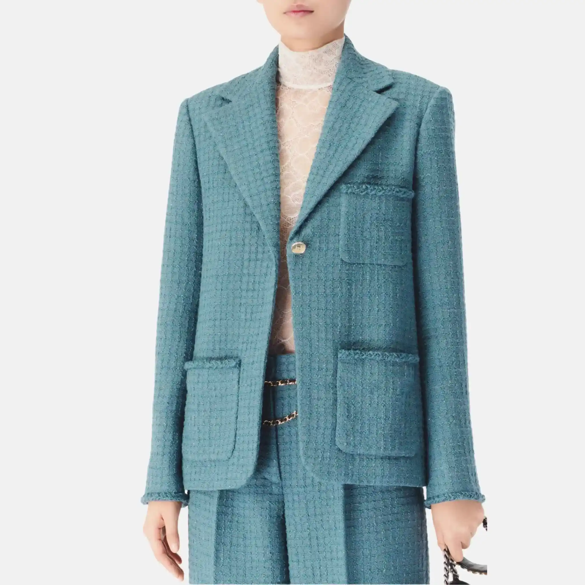 Jacket in Wool Tweed - Image 2