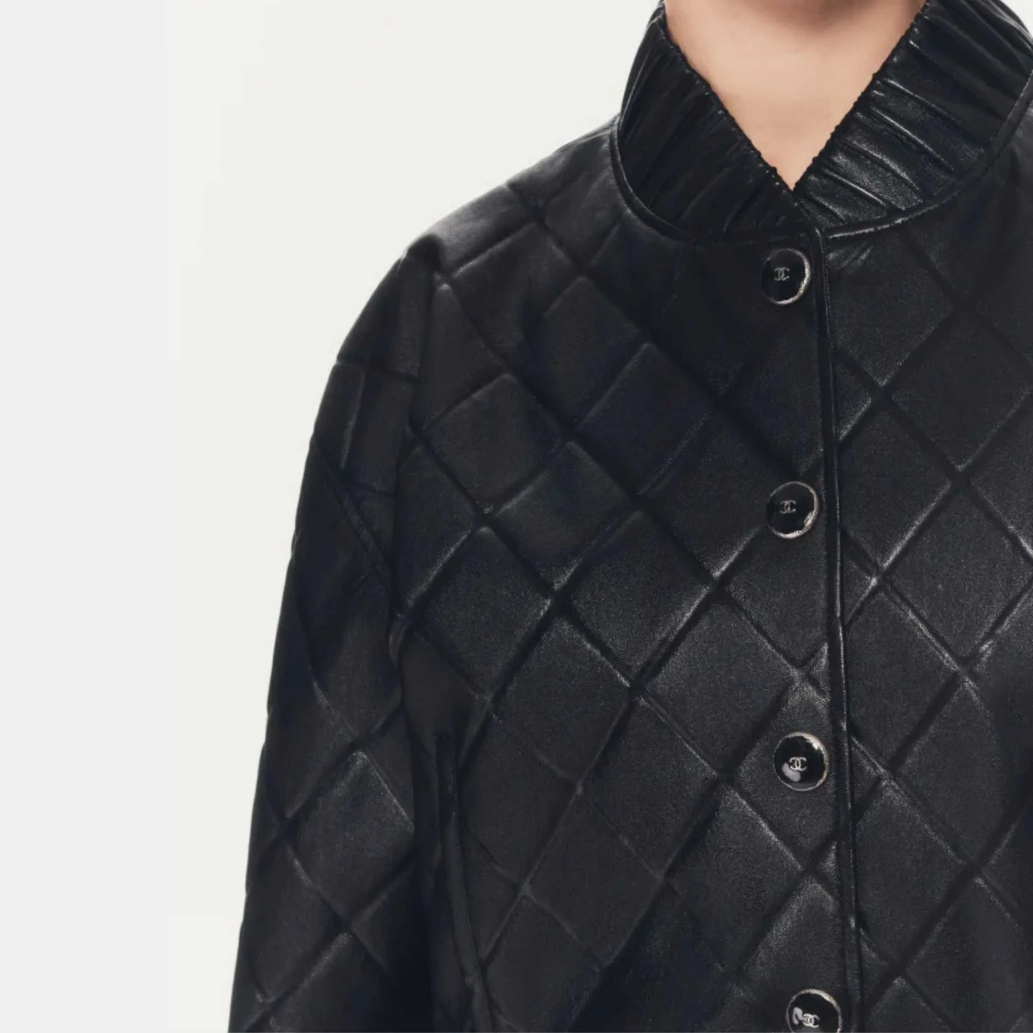 Jacket Lambskin Black - Image 2