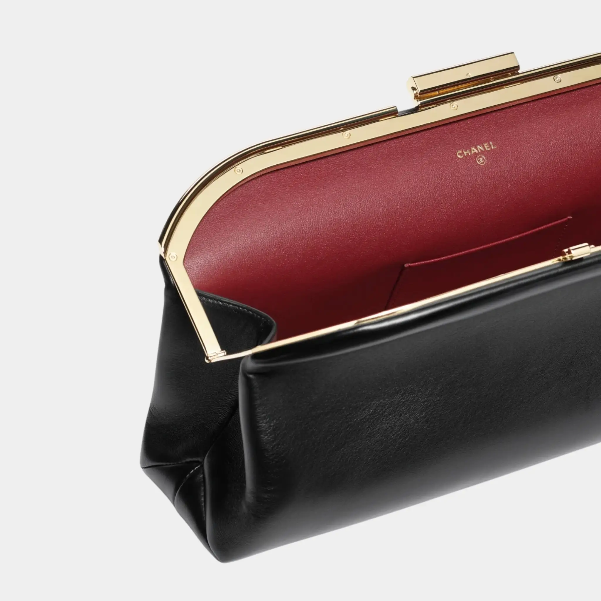 Large Clutch in Lambskin - Image 3