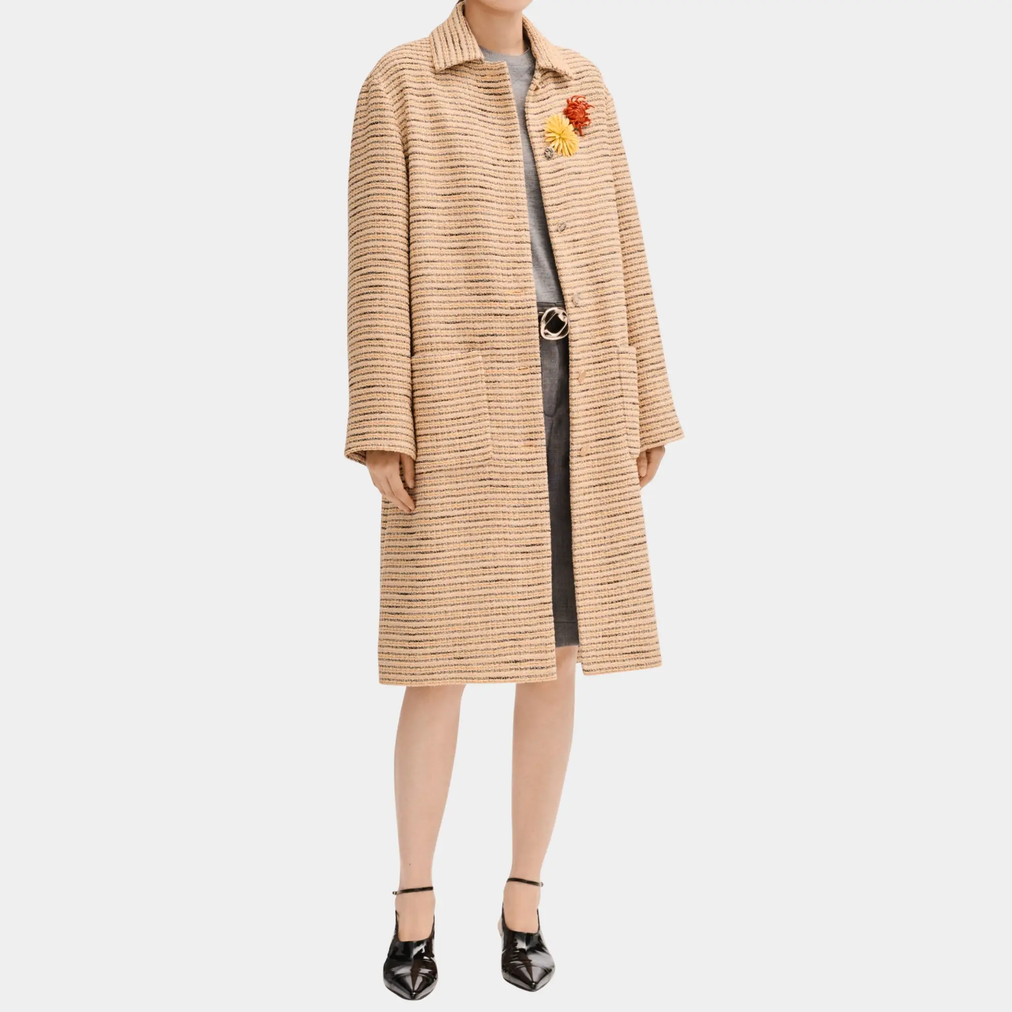 Long Coat in Tweed