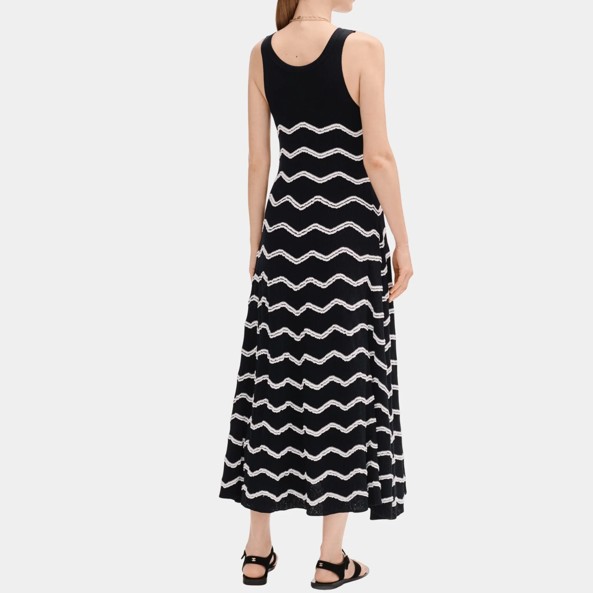 Long Dress in Cotton and Mixed Fibers - Image 2