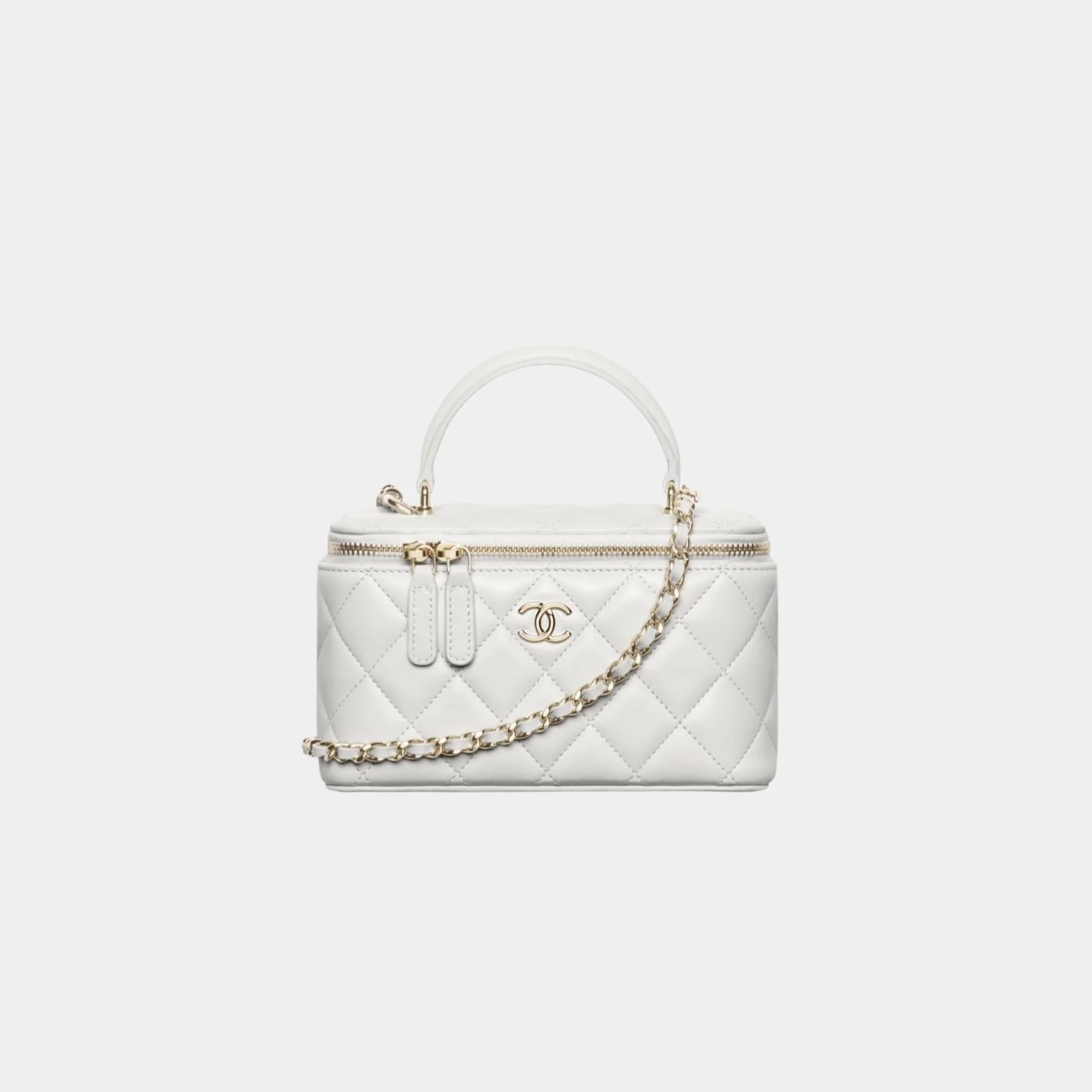 Long Vanity With Chain Lambskin - Image 2
