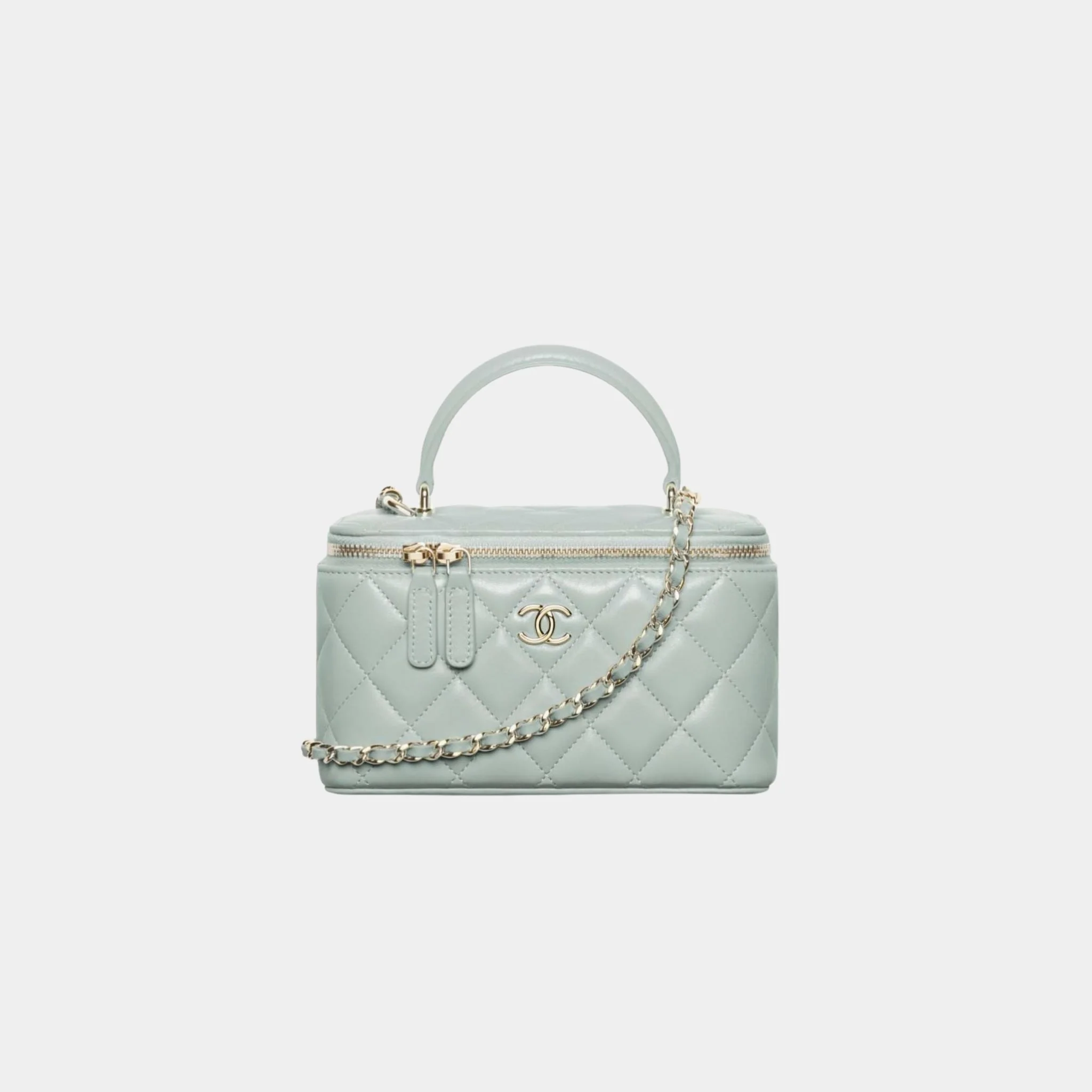 Long Vanity With Chain Lambskin - Image 3