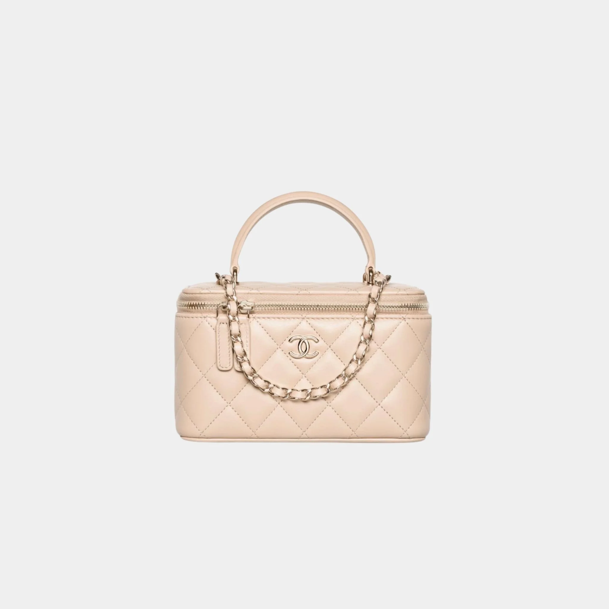 Long Vanity With Chain Lambskin - Image 6