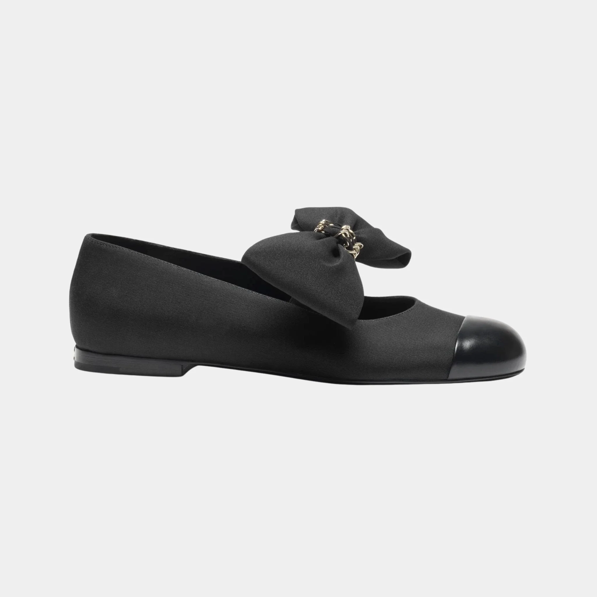Mary Janes in Grosgrain & Calfskin