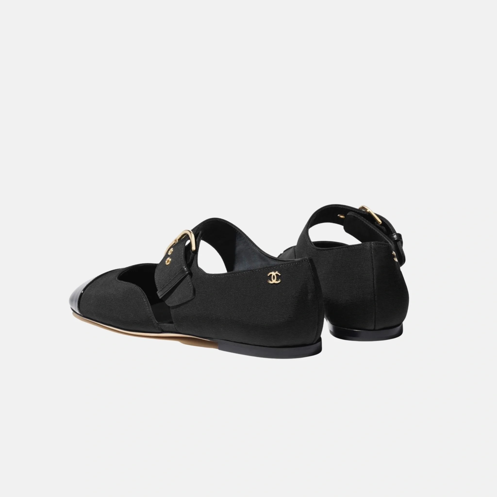 Mary Janes in Grosgrain and Patent Calfskin - Image 3