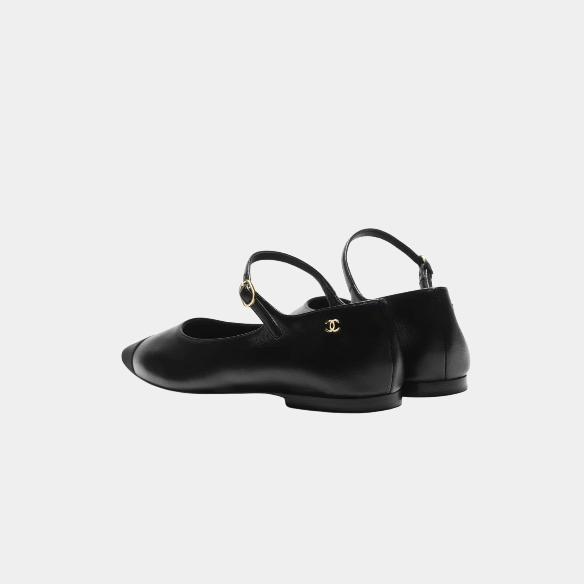 Mary Janes in Lambskin and Grosgrain - Image 2