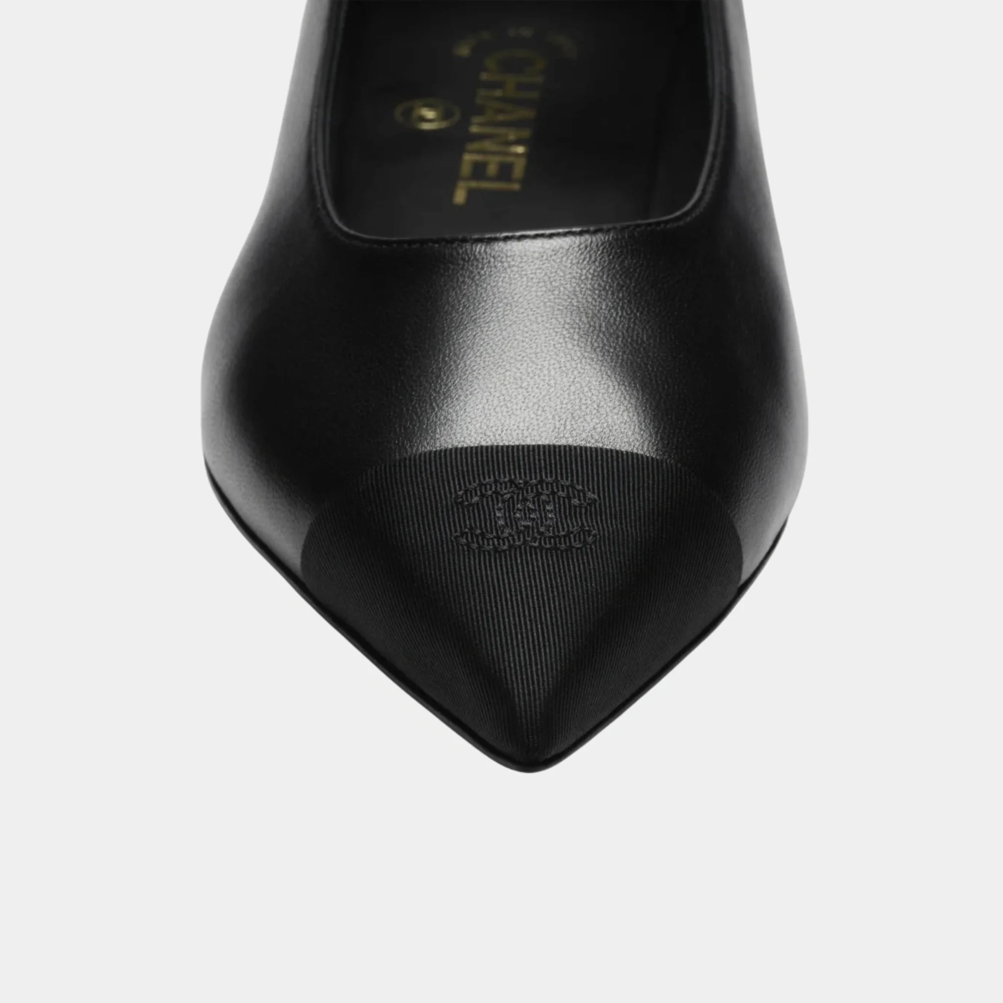 Mary Janes in Lambskin and Grosgrain - Image 3