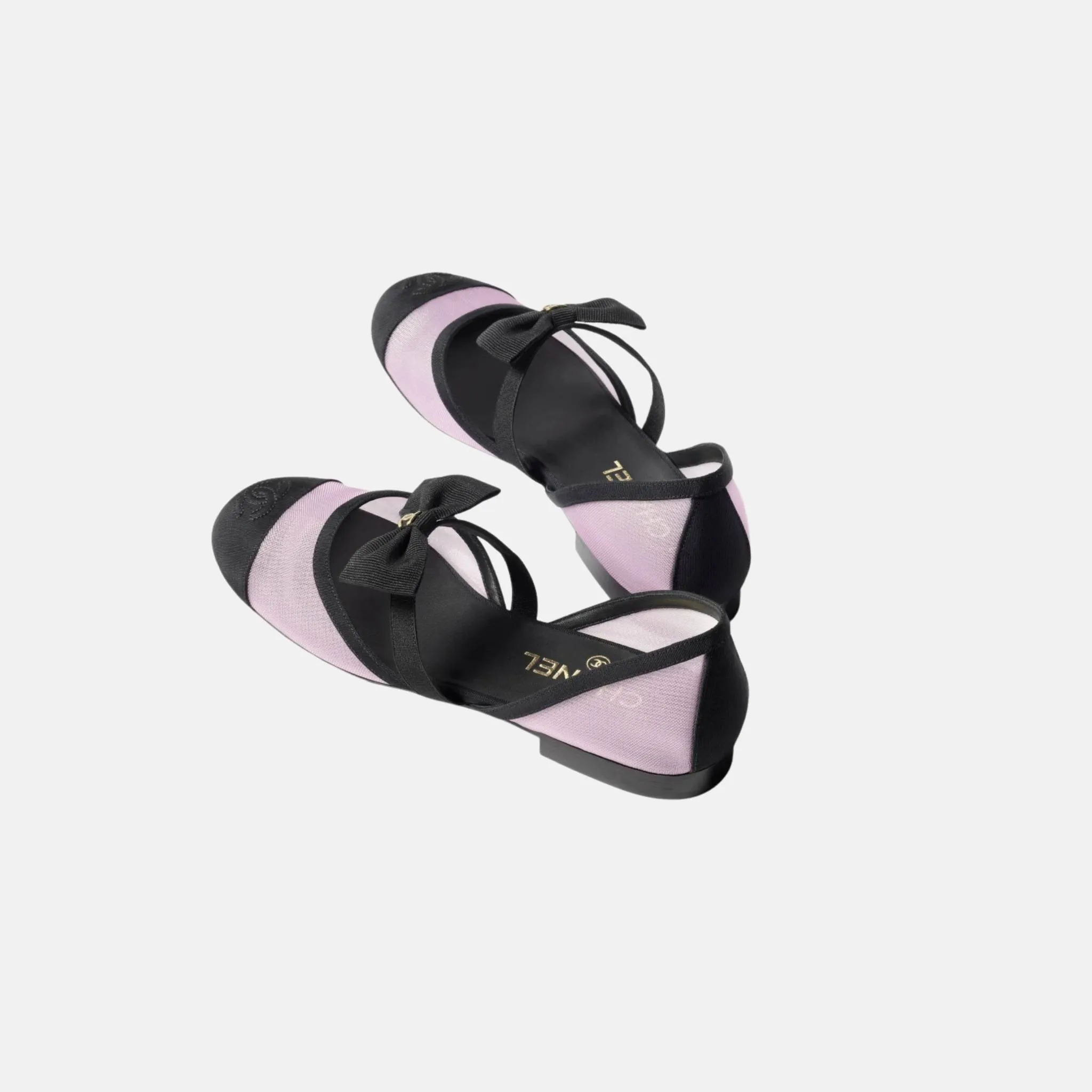 Mary Janes in Mesh and Grosgrain - Image 2