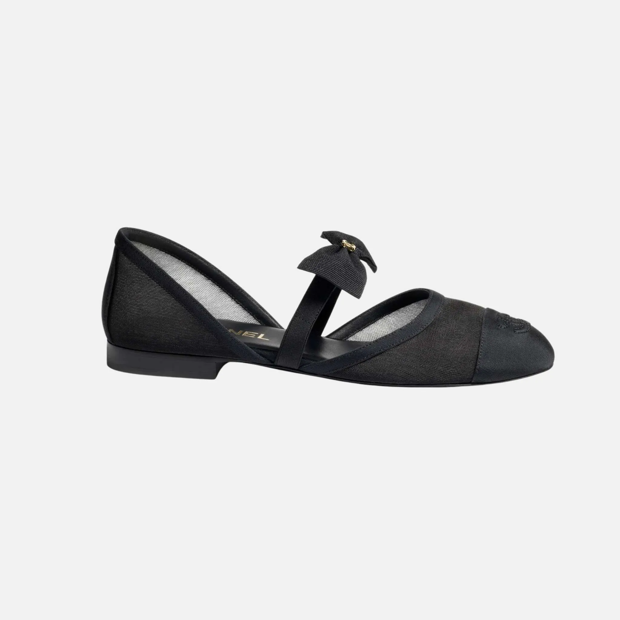 Mary Janes in Mesh and Grosgrain - Image 3
