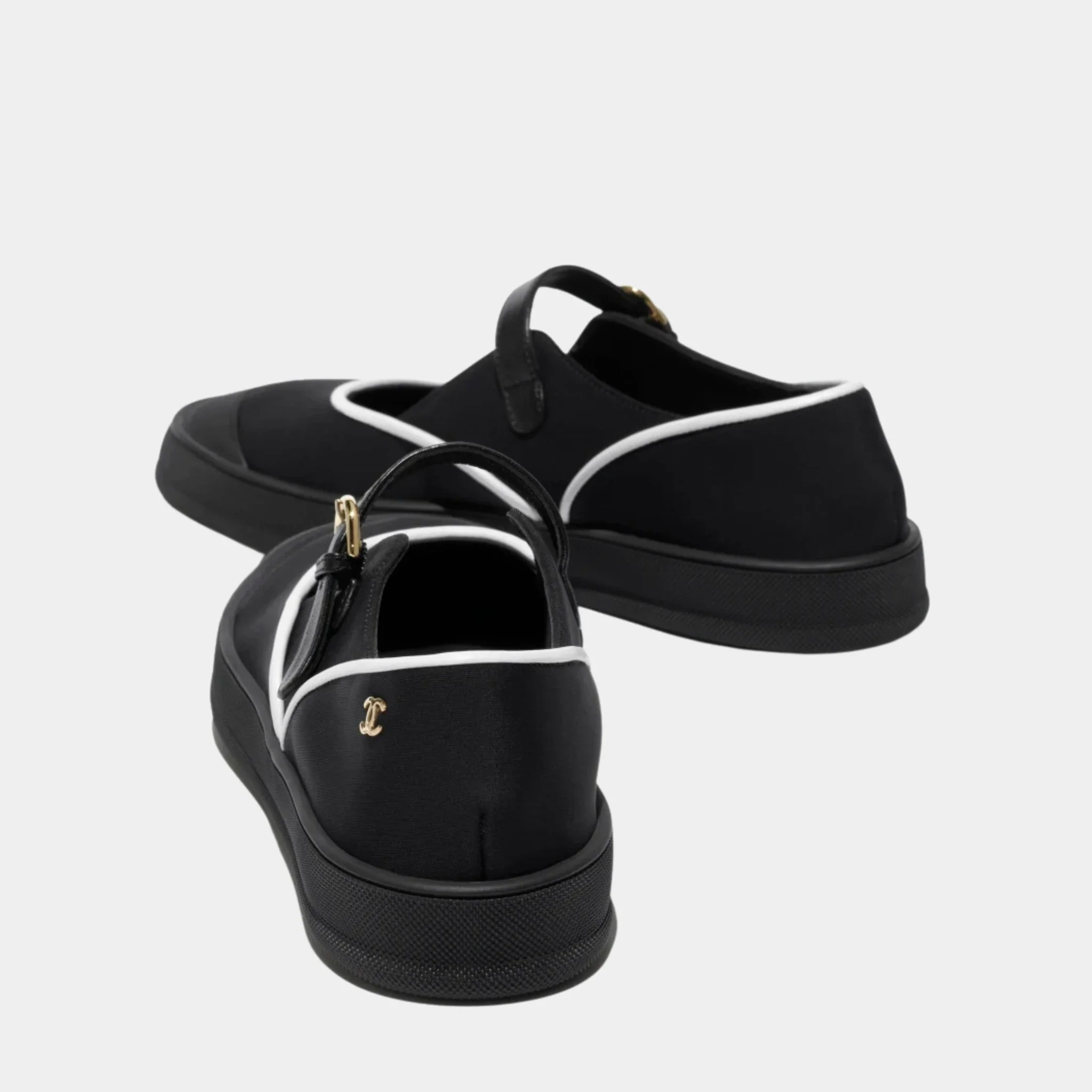 Mary Janes in Mixed Fibers & Rubber - Image 5