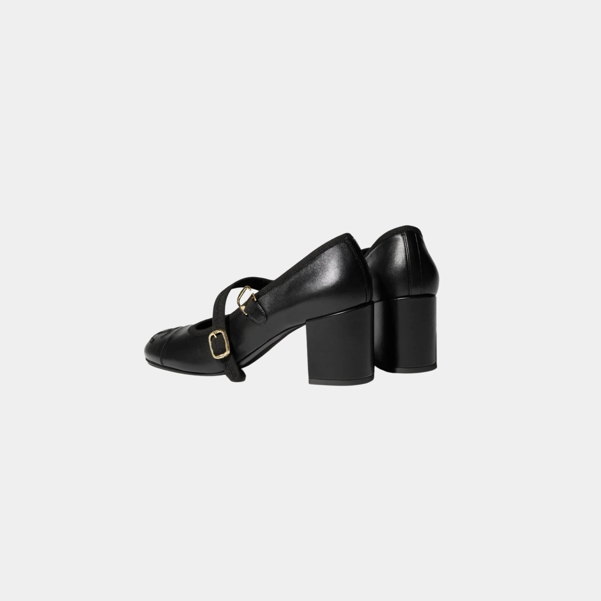 Mary Janes Lambskin Black - Image 2