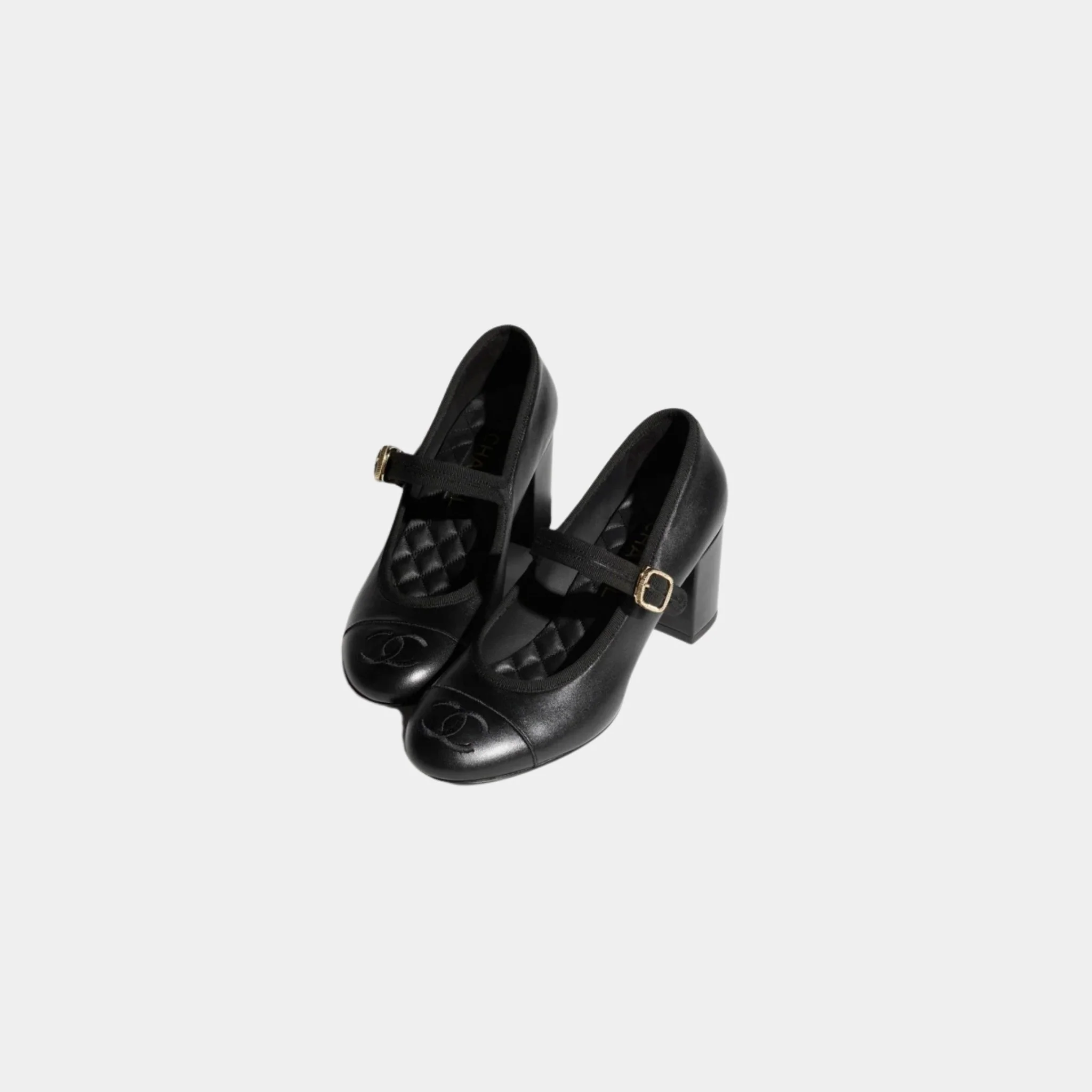Mary Janes Lambskin Black - Image 3