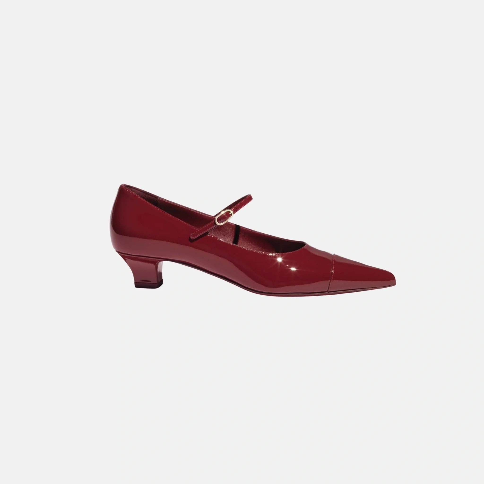 Mary Janes in Patent Calfskin