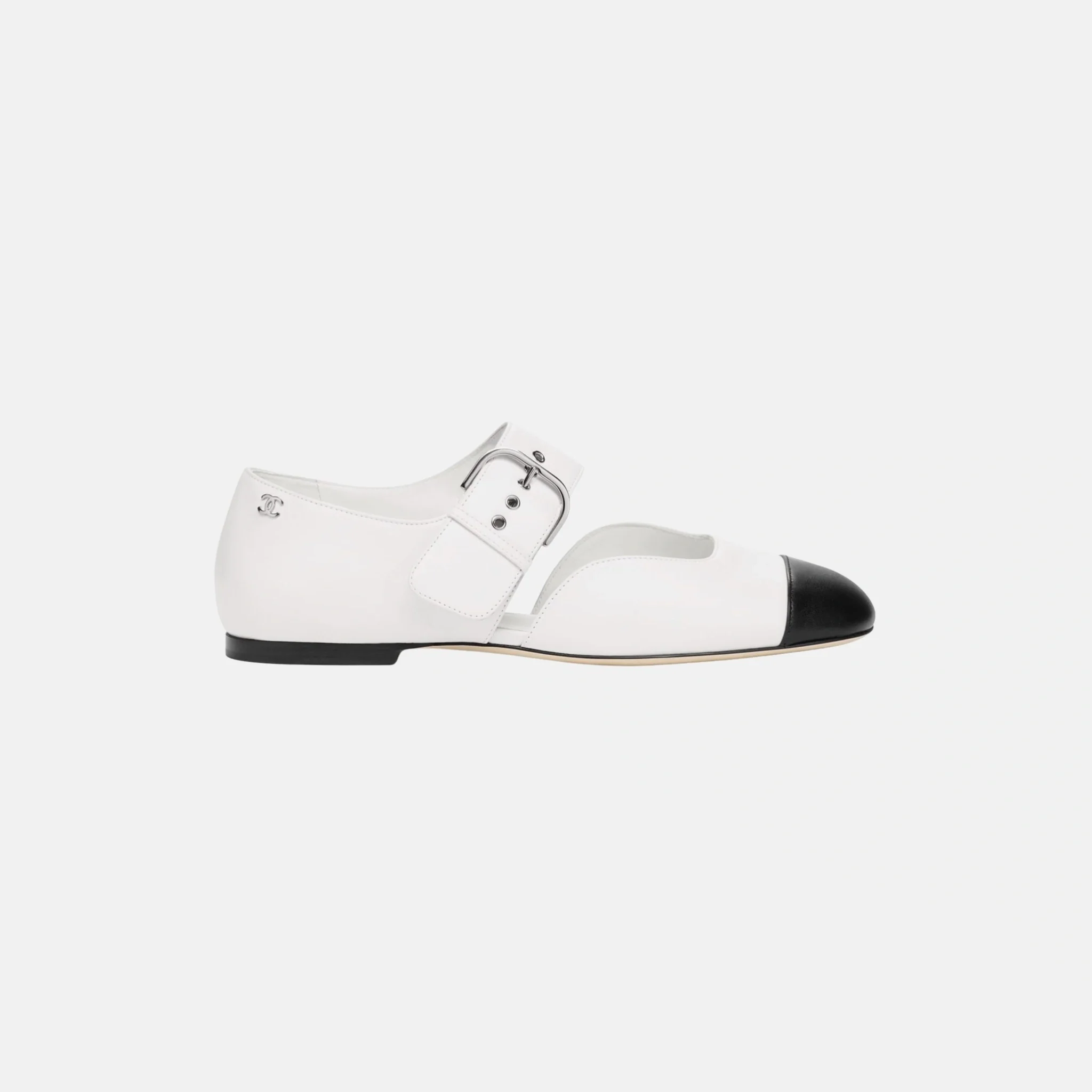 Mary Janes in Shiny Lambskin