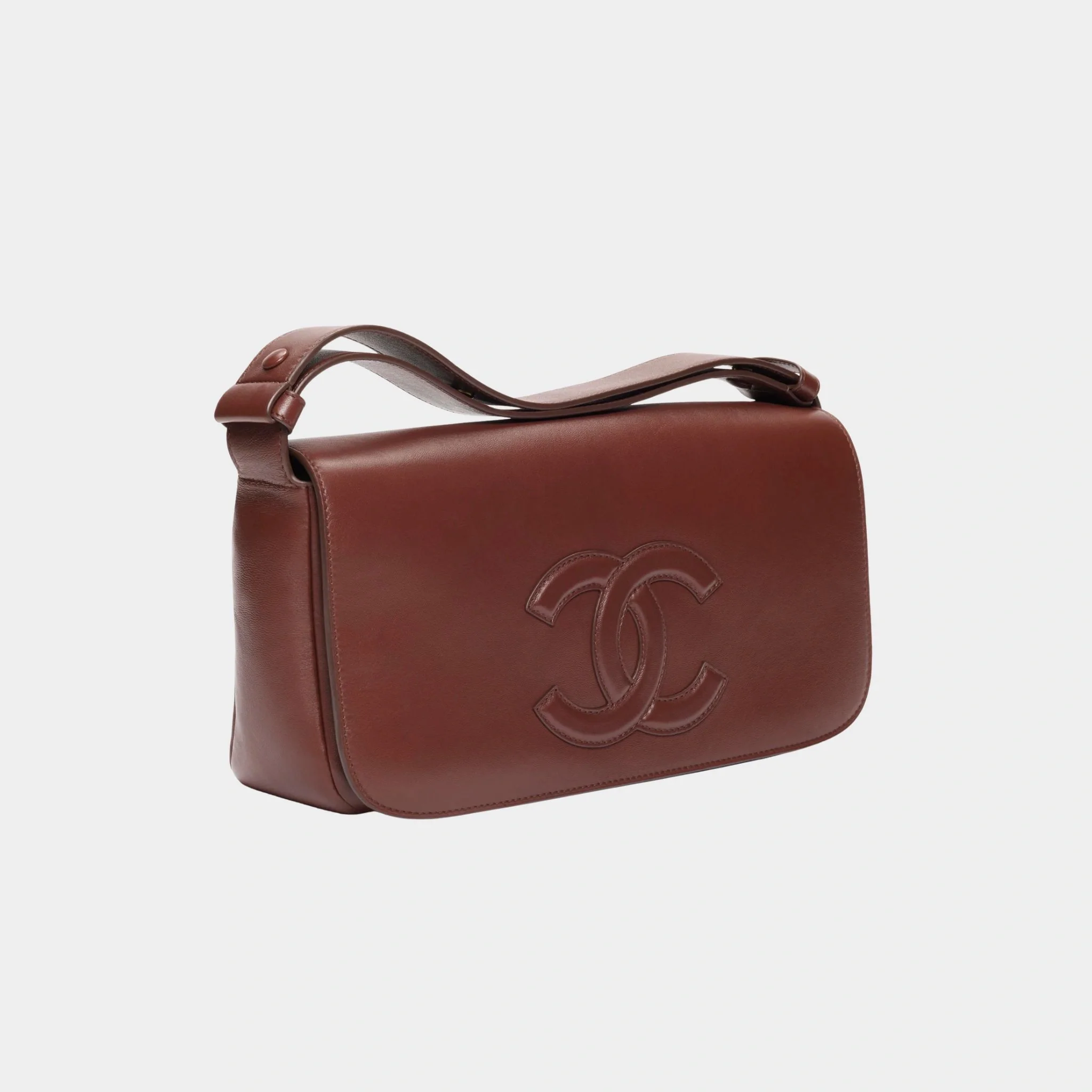 Maxi Messenger Bag Lamb Brown