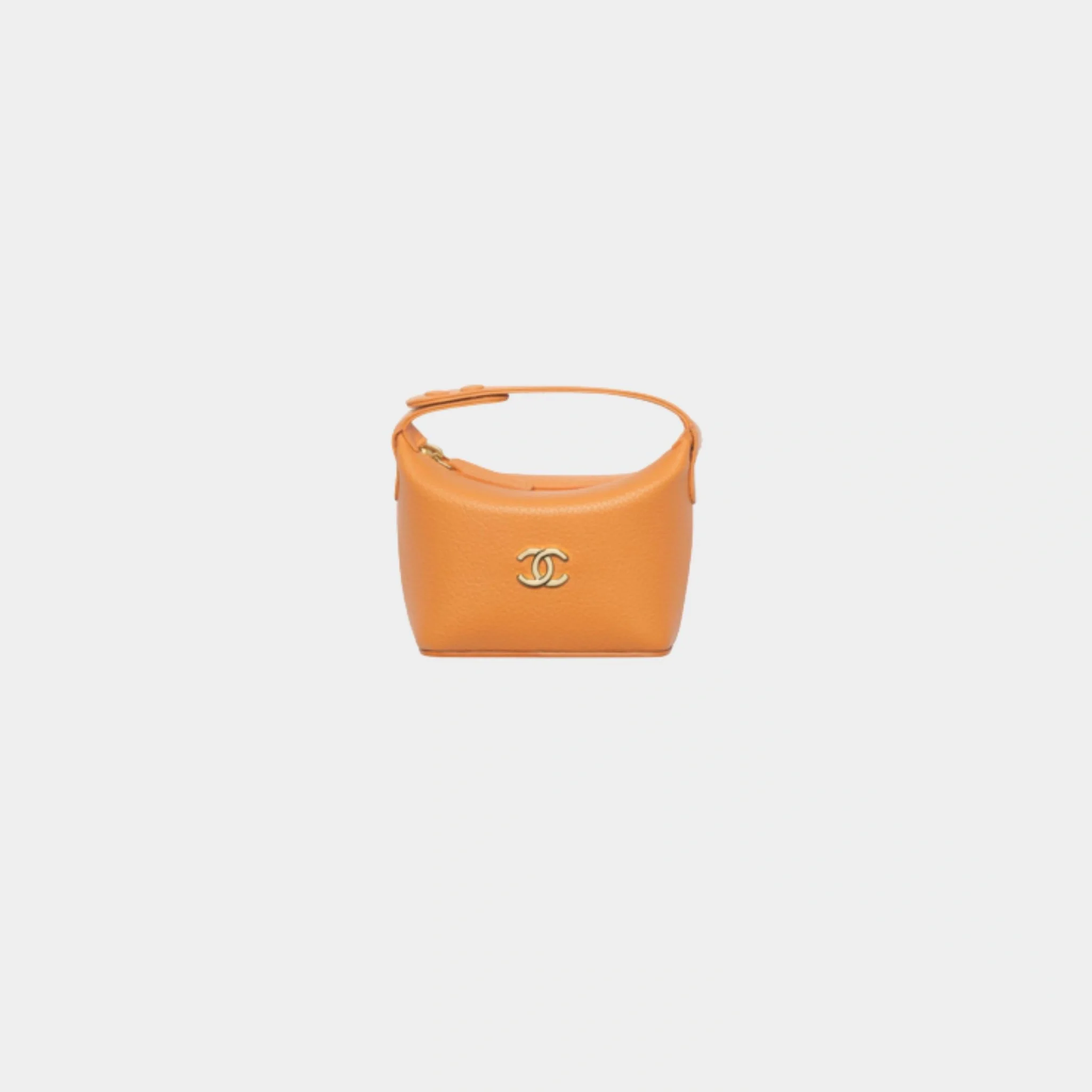 Mini Bag Charm Lambskin Orange