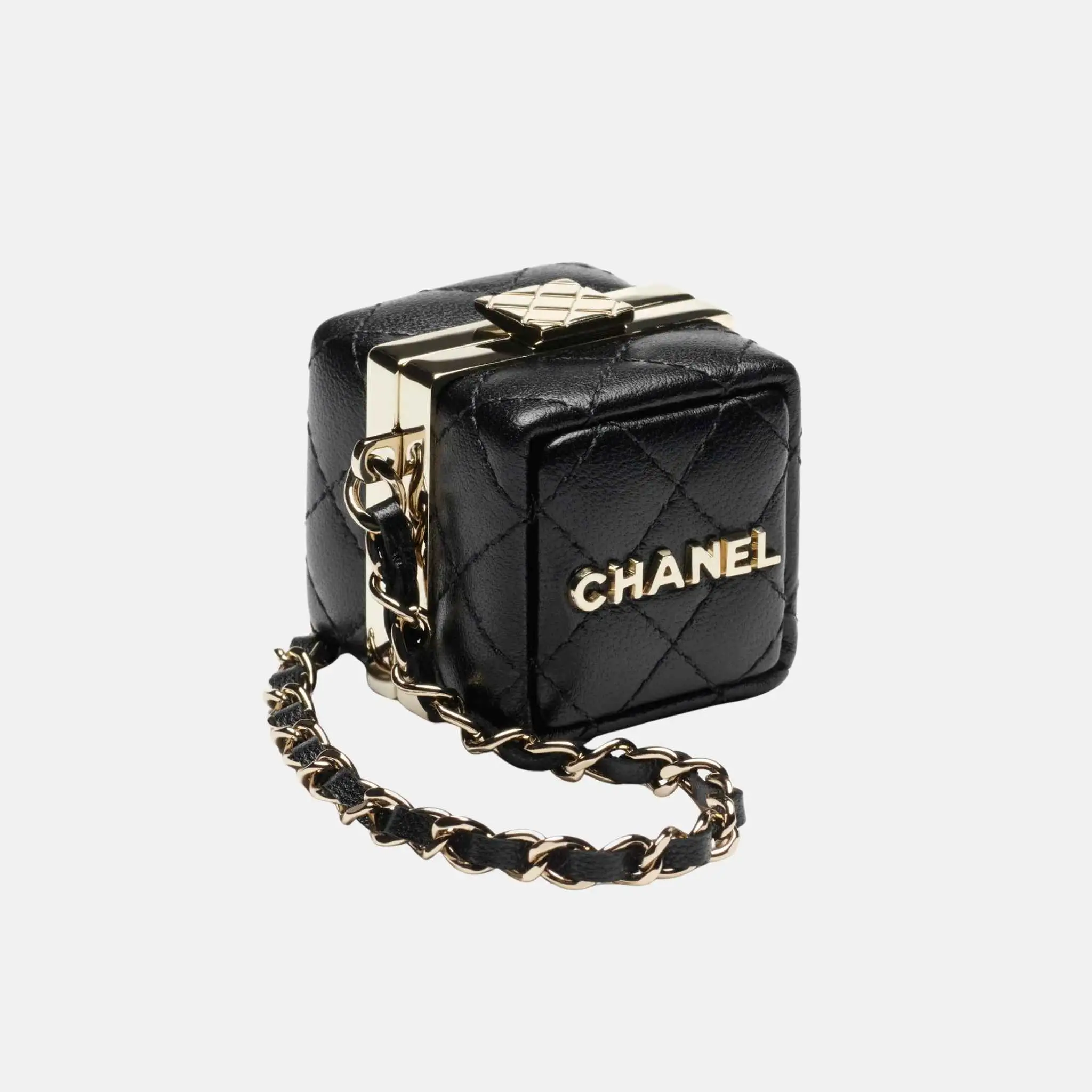 Mini Lambskin Bag Charm - Image 3