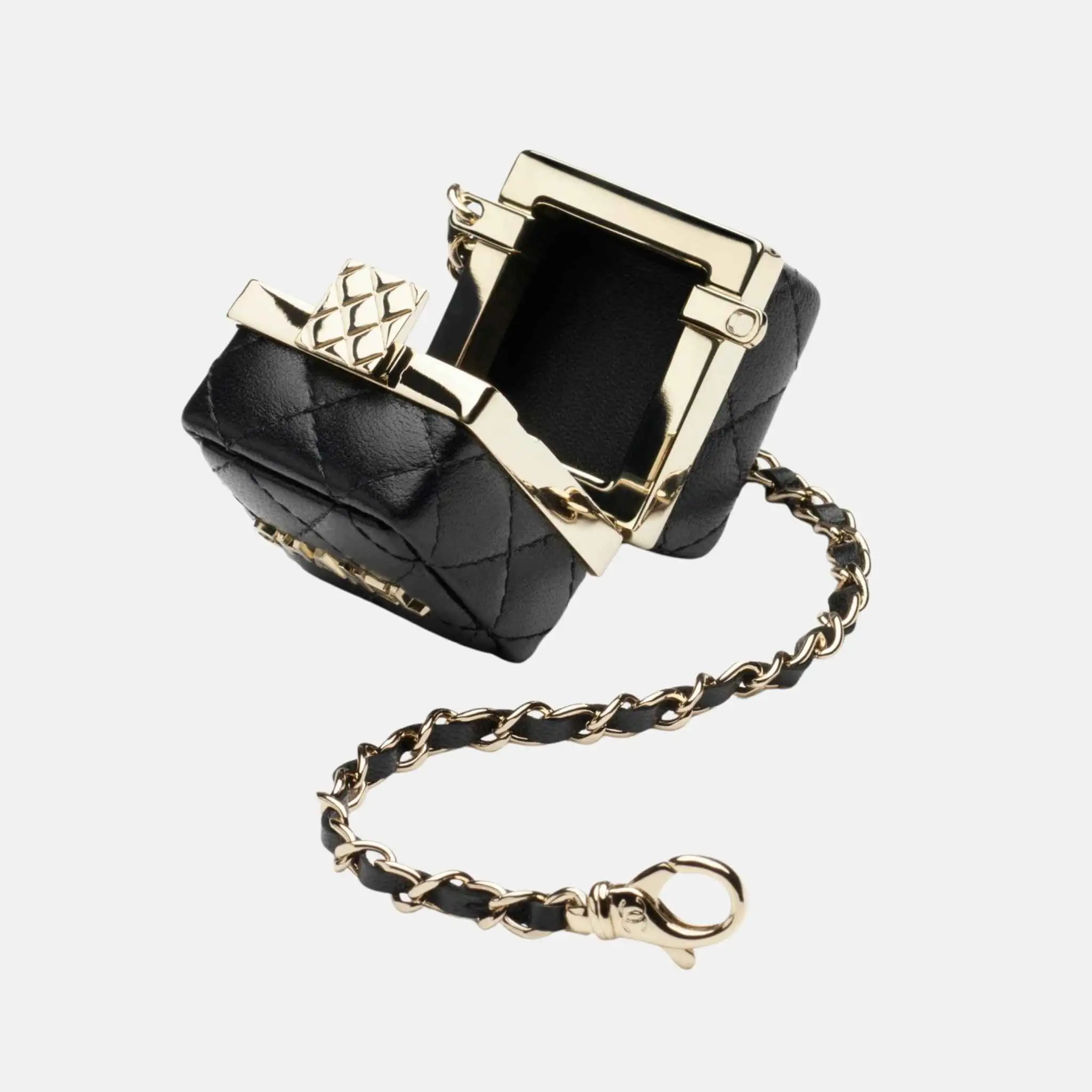 Mini Lambskin Bag Charm - Image 4