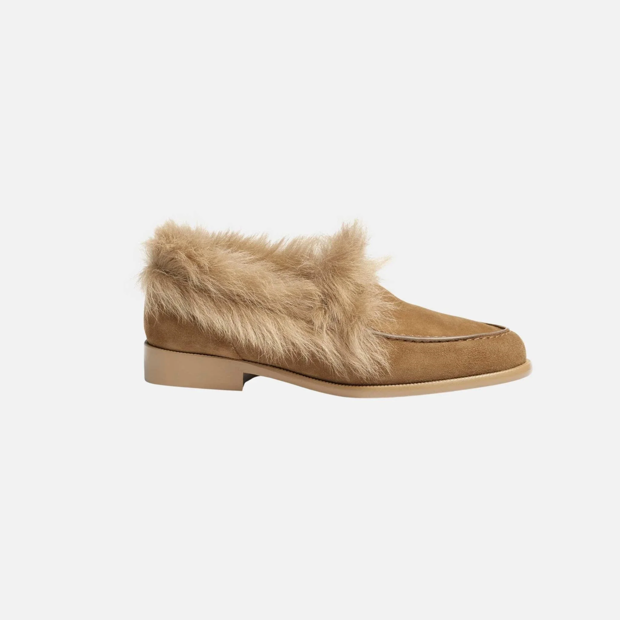 Moccasins Suede Kidskin And Shearling Lambskin