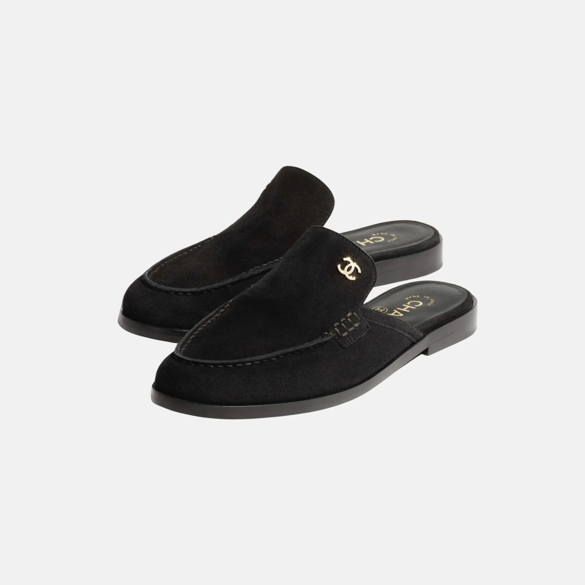 Mules in Black Calfskin - Image 2