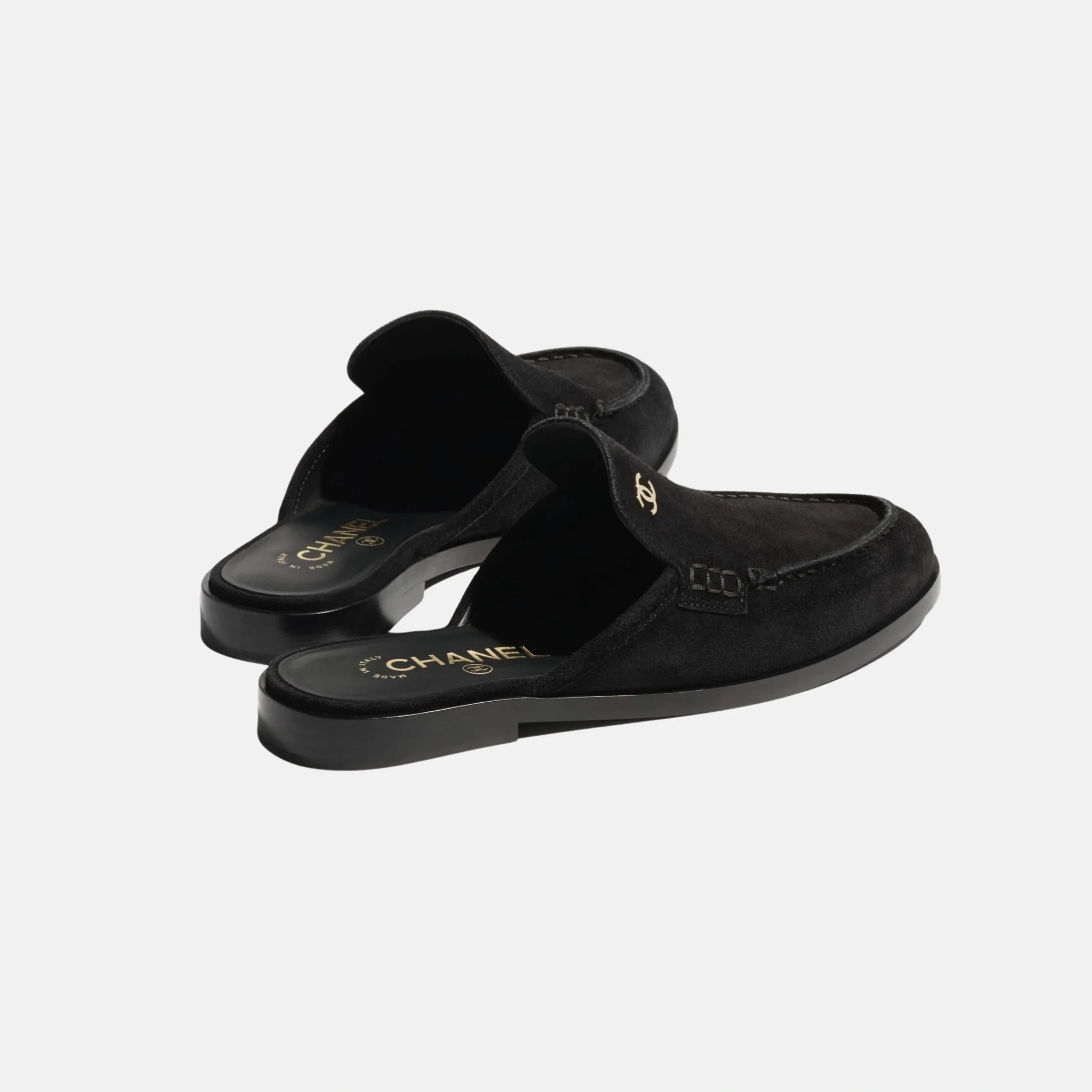 Mules in Black Calfskin - Image 3