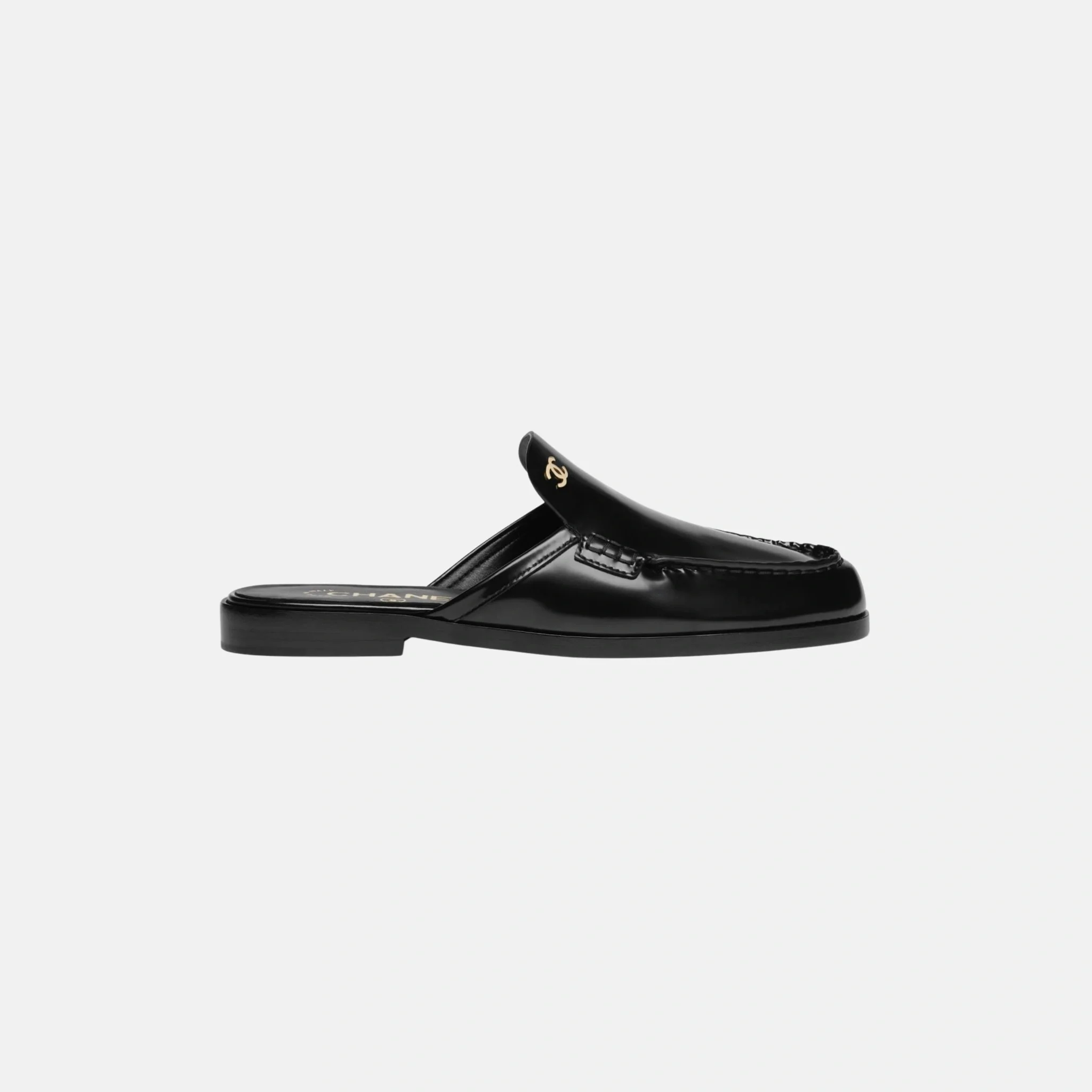 Mules in Black Calfskin - Image 4